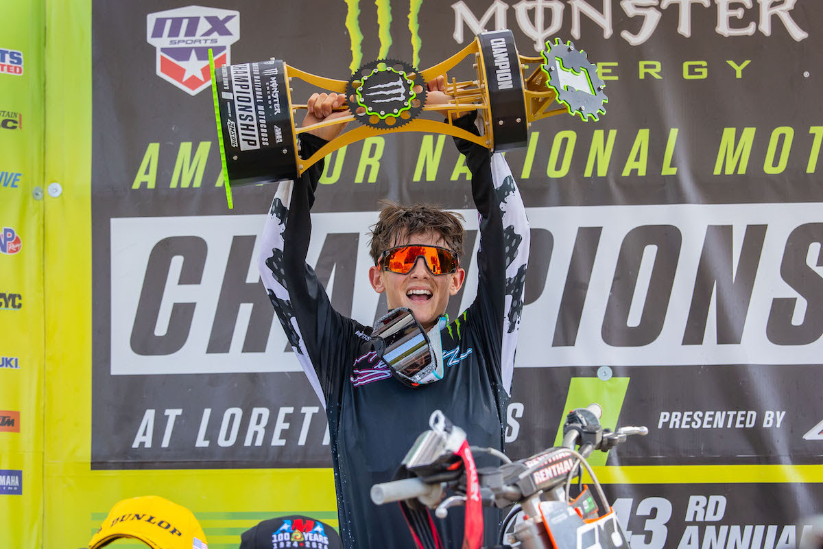 Aidan Zingg's breakout week culminated with the Supermini 2 championship.