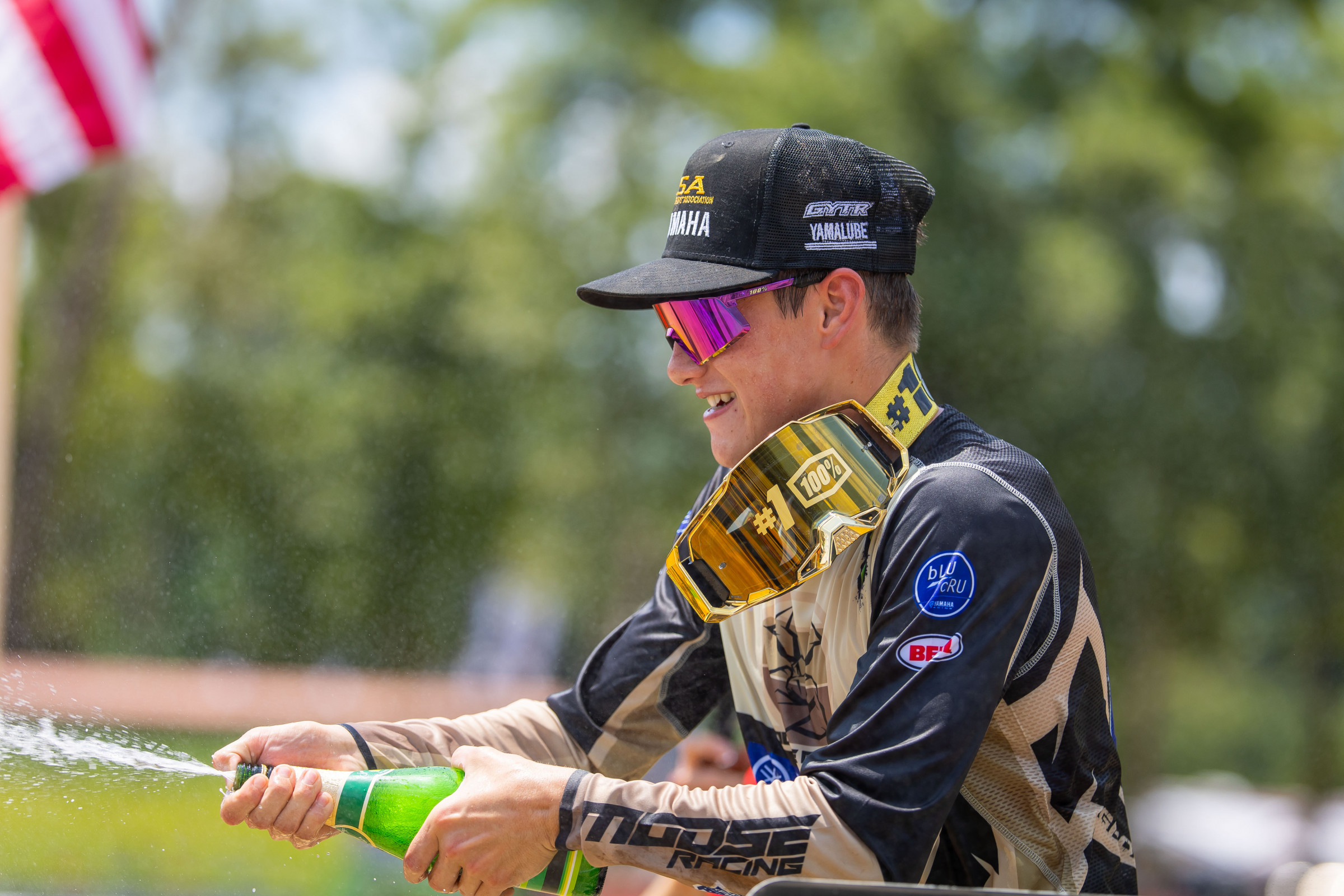 Massachusetts' Owen Covell. Covell also received the '24 Youth Rider of the Year award.