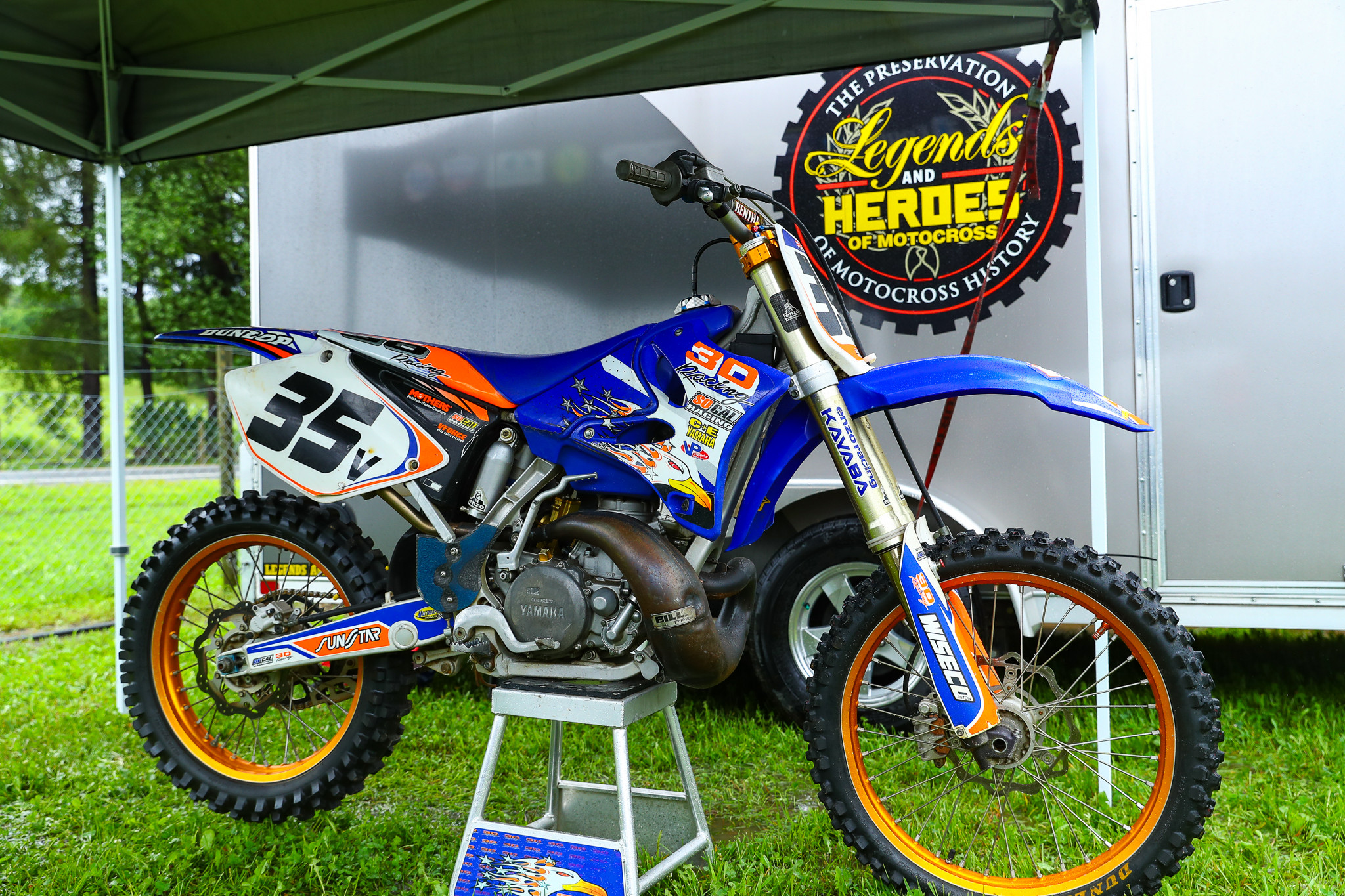 The late Bill Dill's Yamaha...