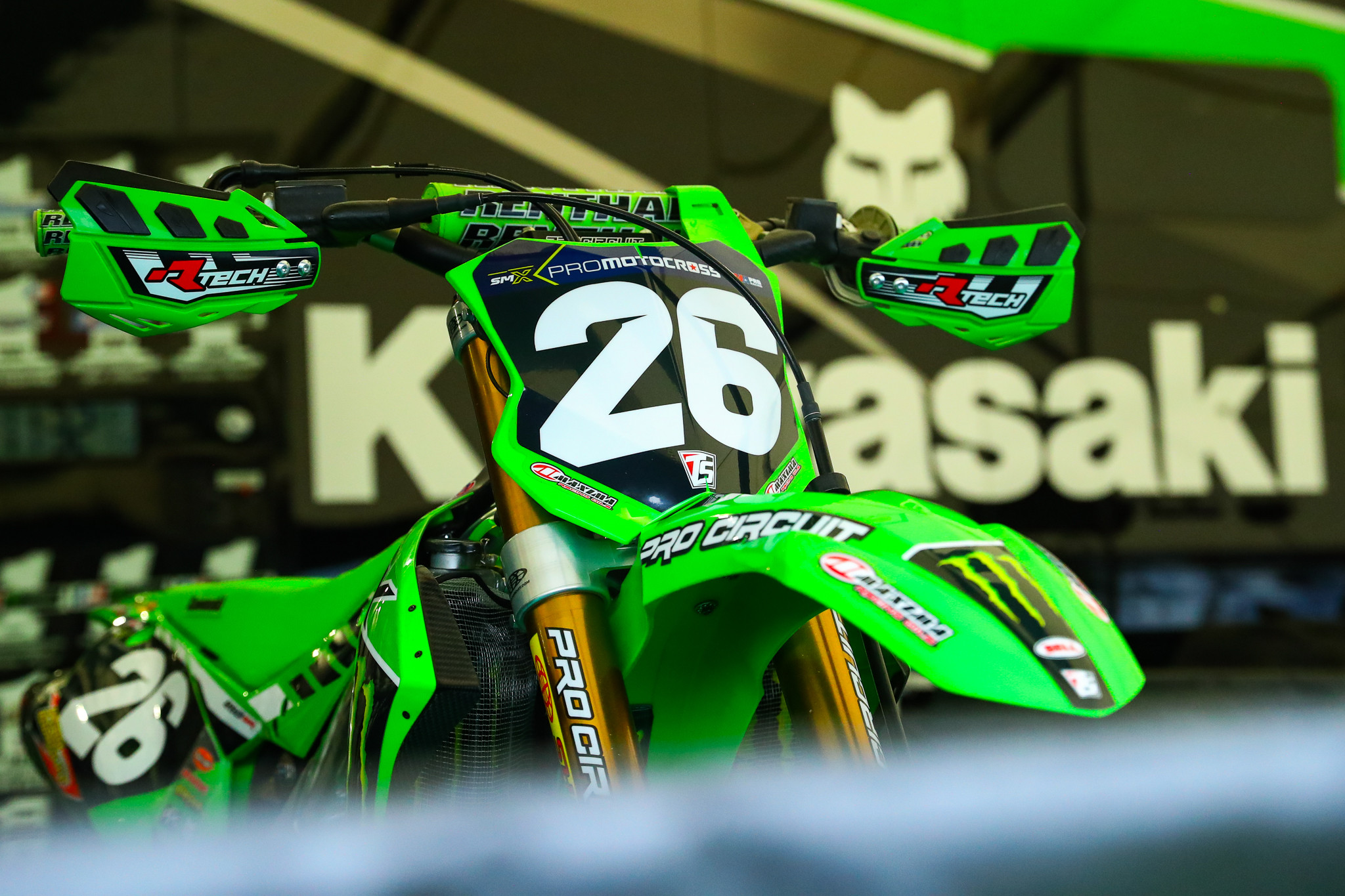 Garrett Marchbanks' Kawasaki KX250.