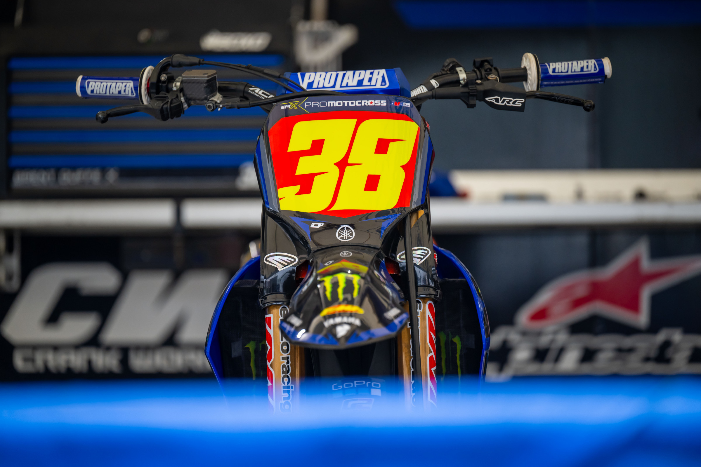 Haiden Deegan's Yamaha YZ250F.