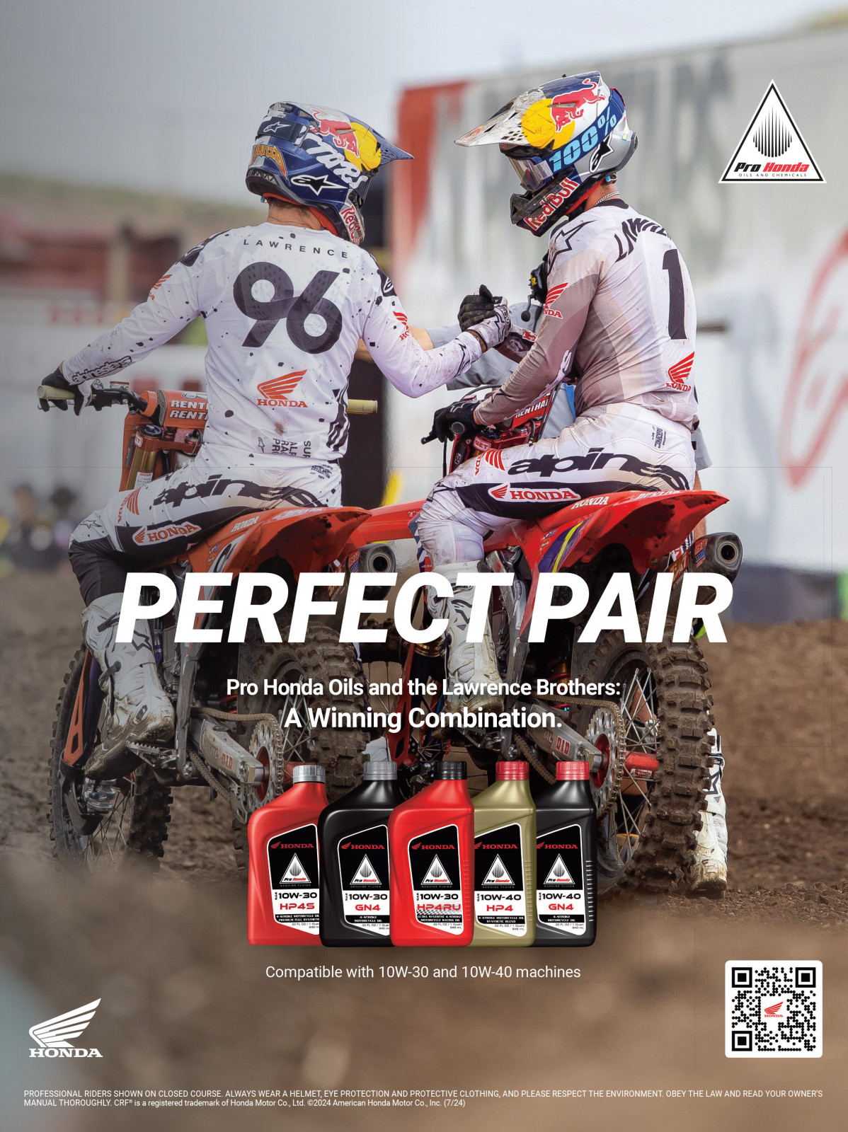Advertisement: Honda Oils