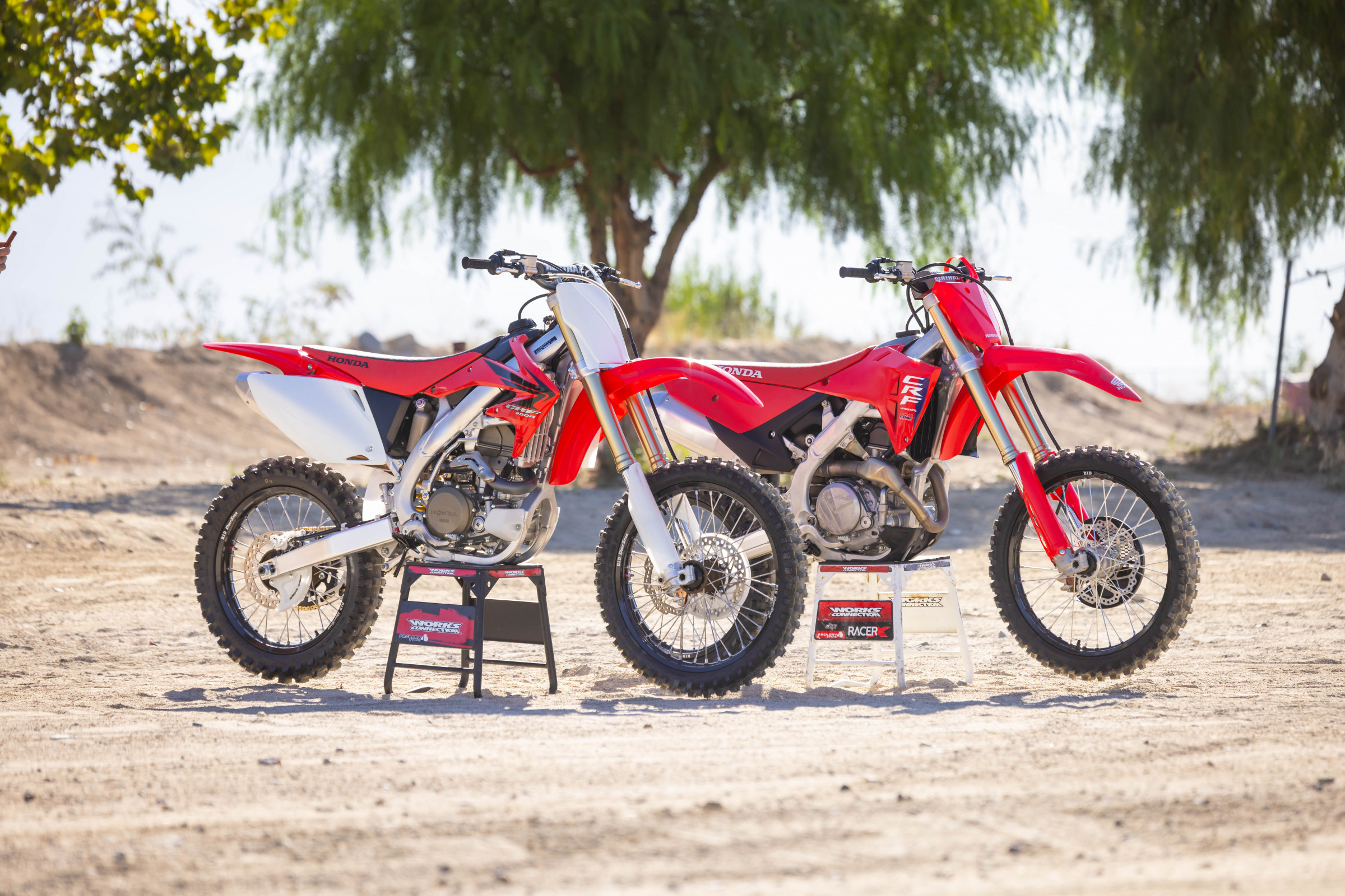 2007 Honda CRF450R versus 2025 Honda CRF450R