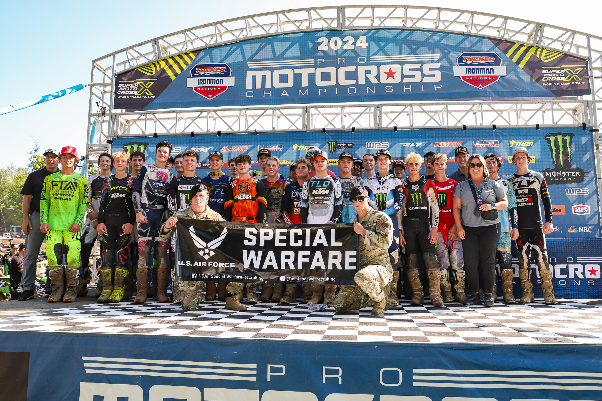 The 2024 IronmaMX Sports Scouting Moto Combine group.