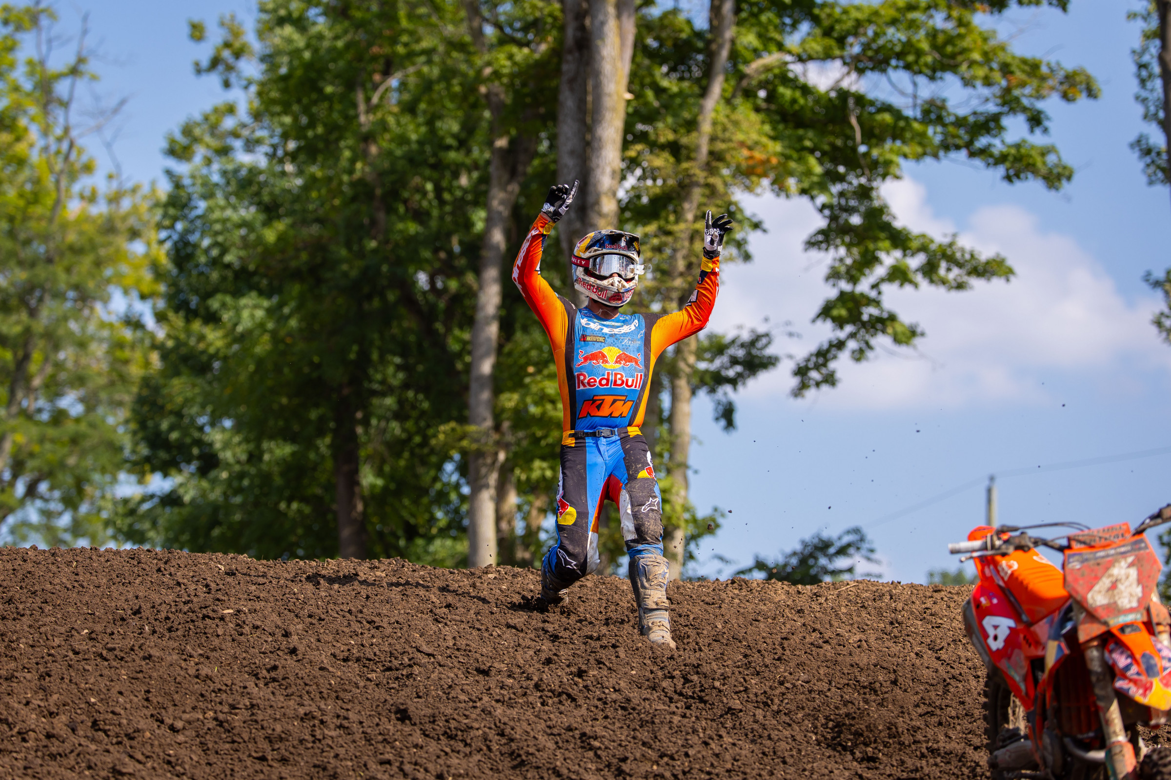 Sexton with the ghost ride.