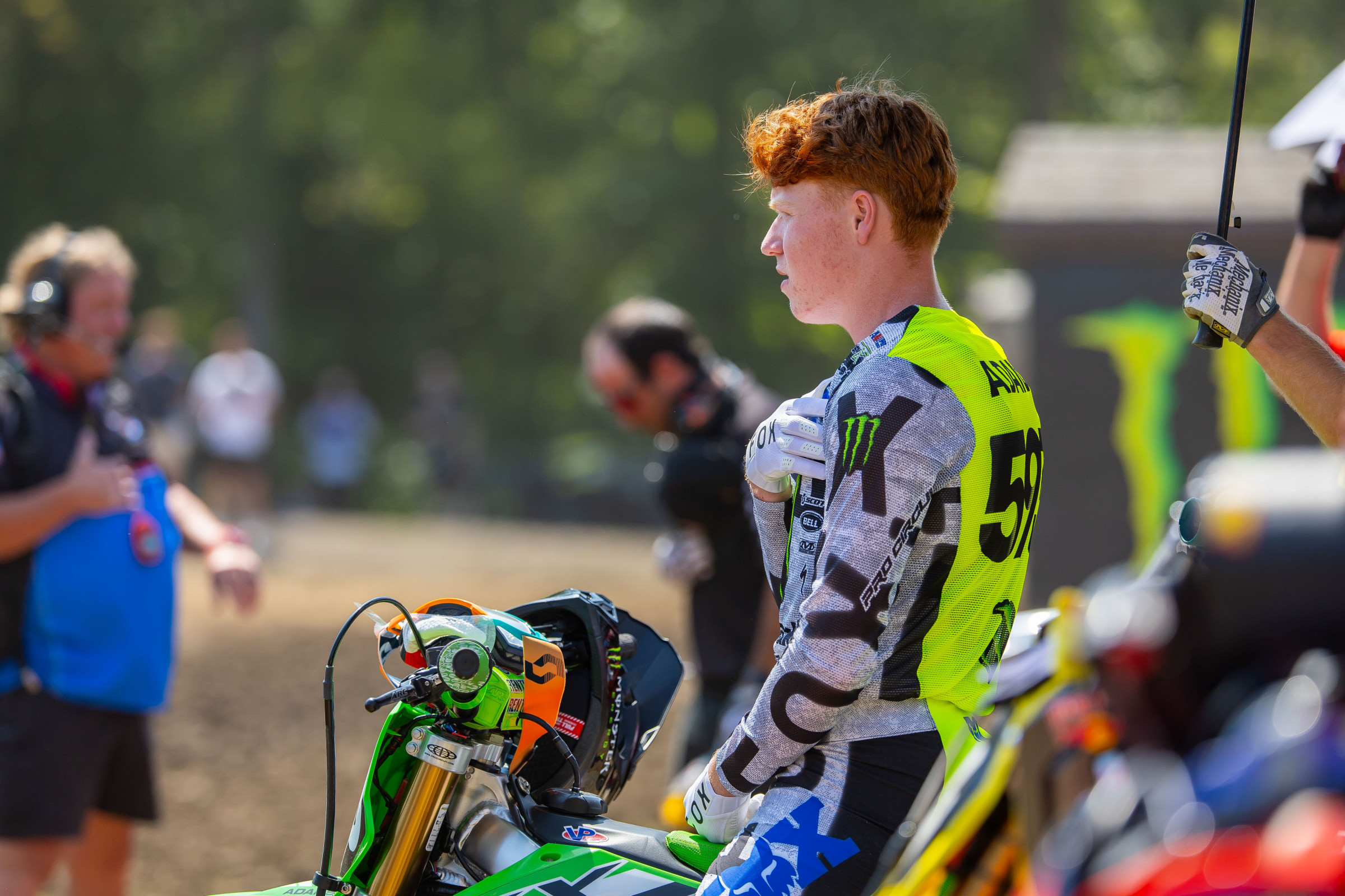 Drew Adams had a solid outing at Ironman.