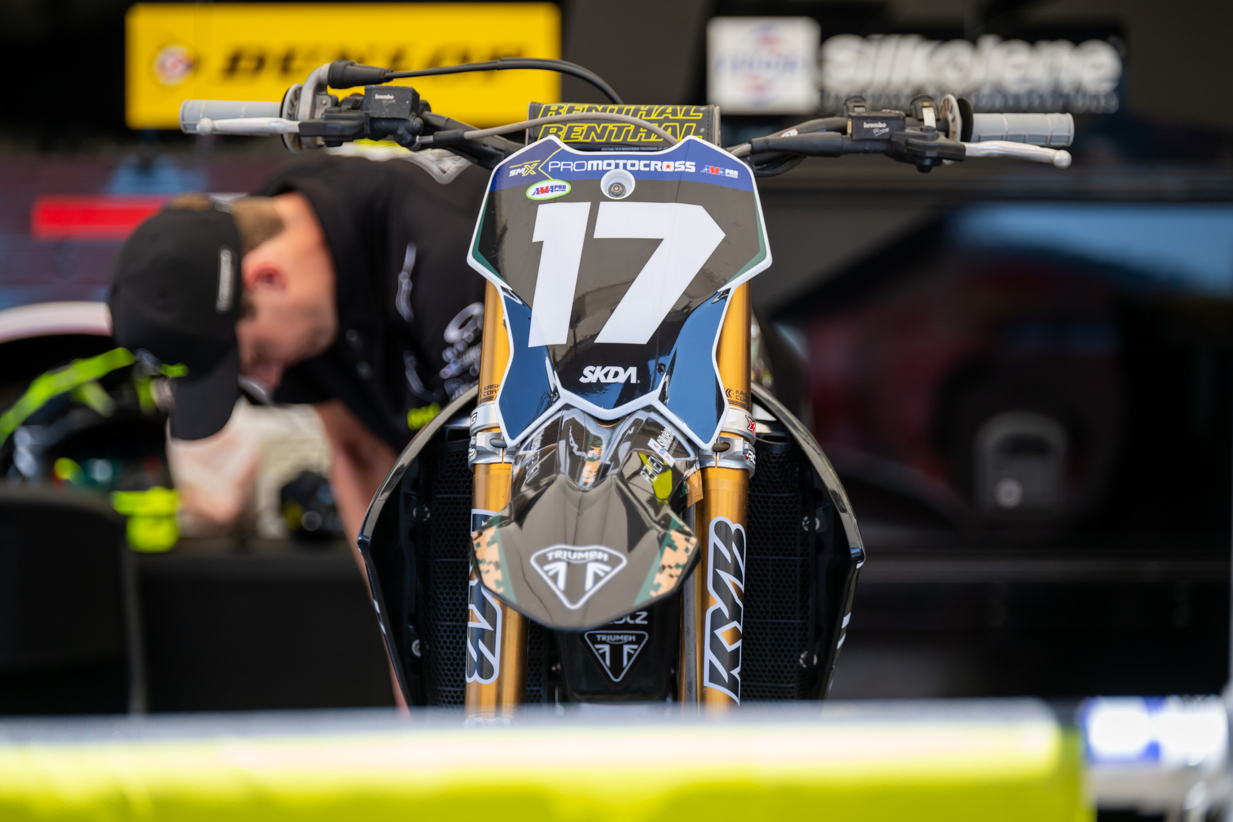 Savatgy's Triumph TF 250-X at the Washougal National.