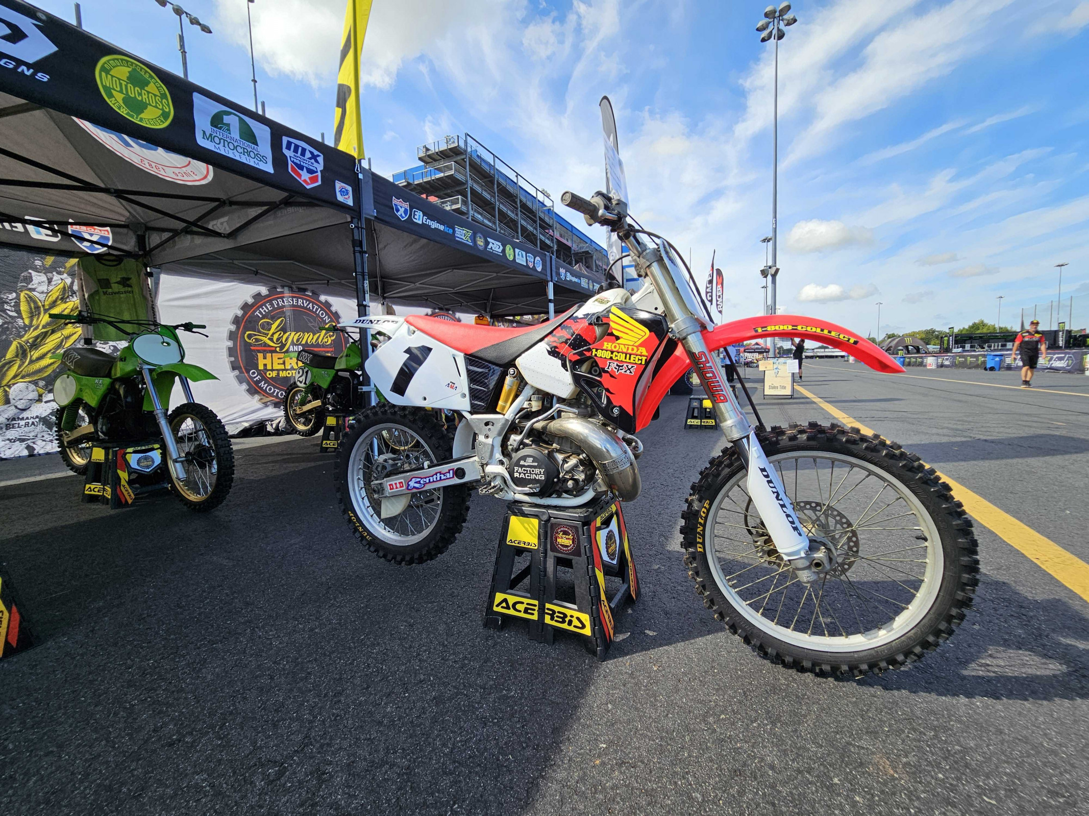 The Legends and Heroes display has come cool bikes this weekend.