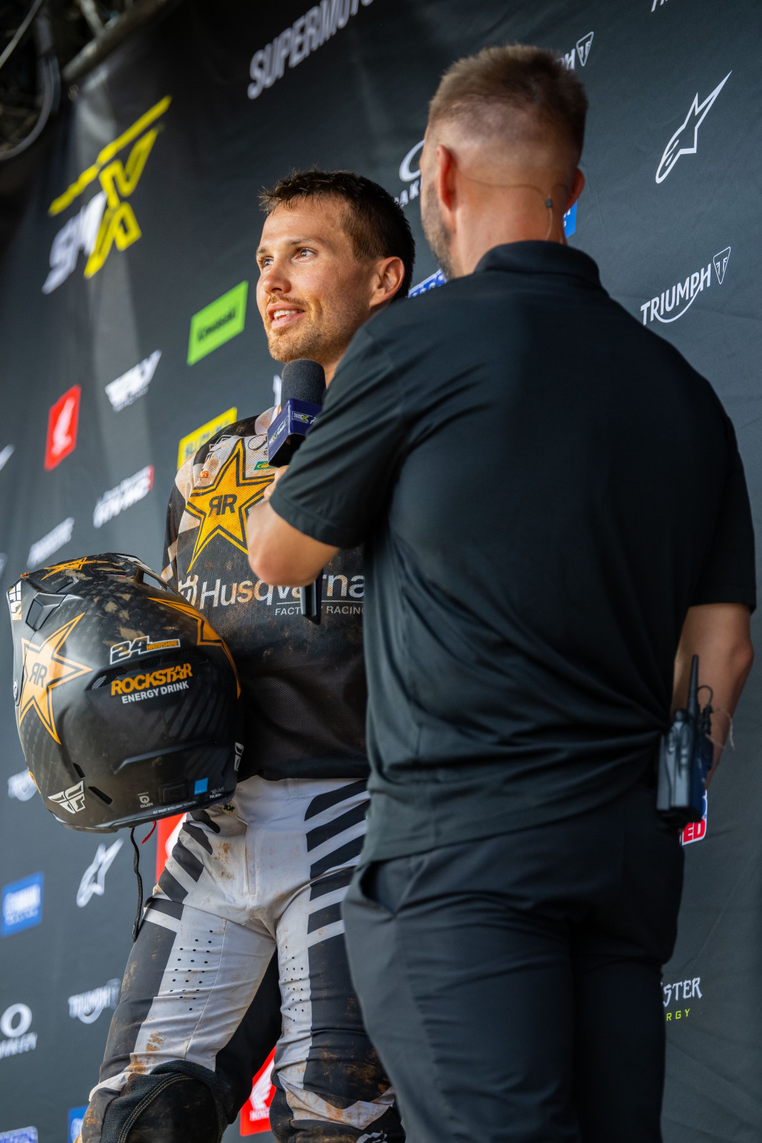 RJ Hampshire topped the 250SMX overall qualifying.