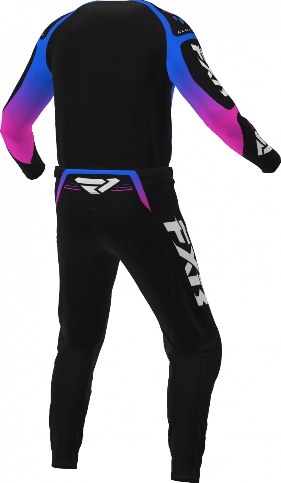 25 CLUTCH - BLK BLUE PINK4