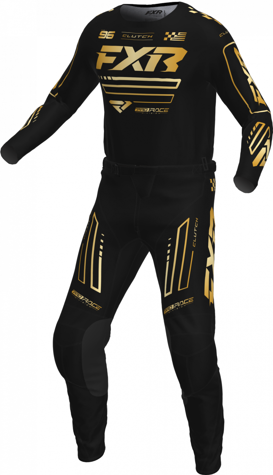 25 CLUTCH - BLK GOLD_front