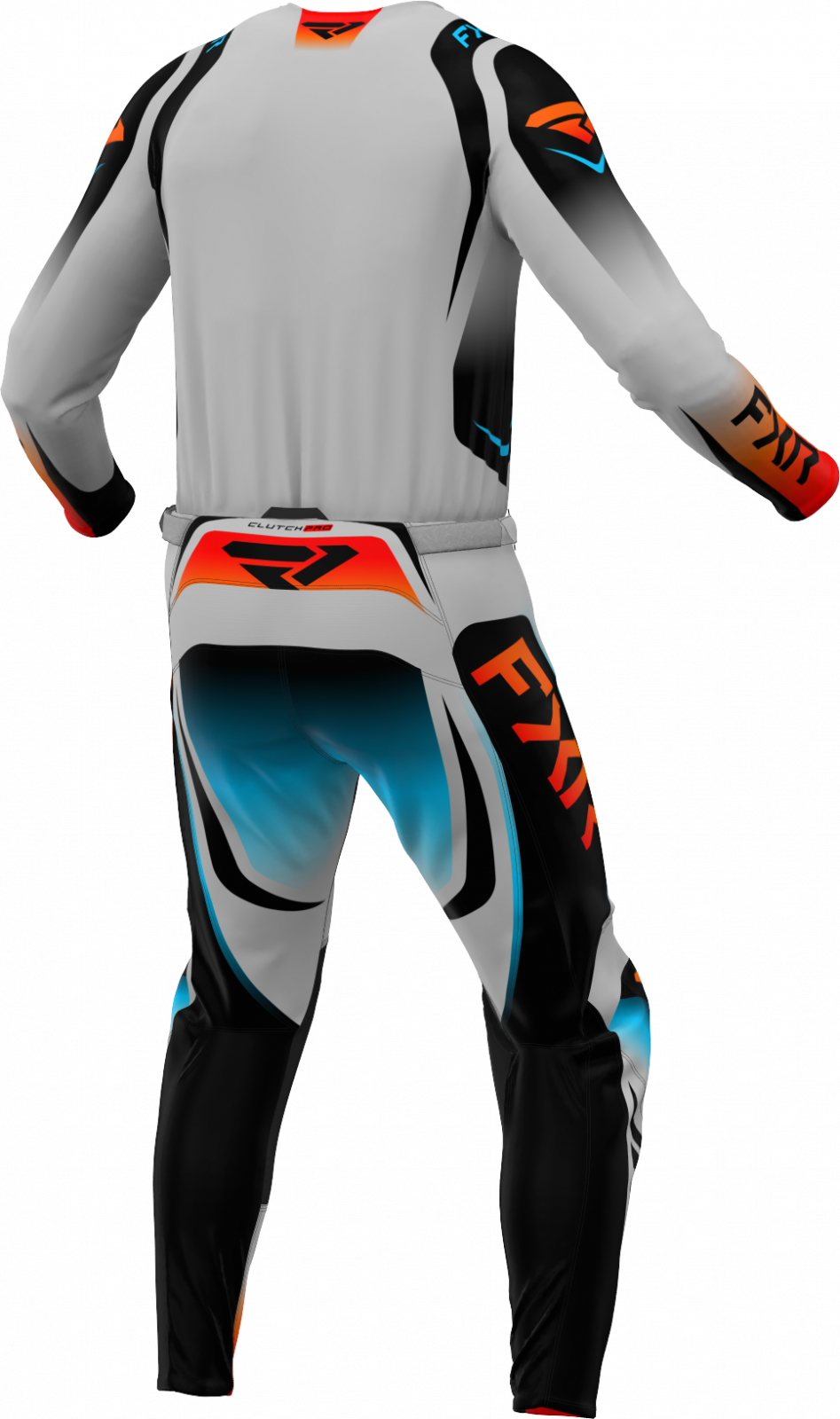 25 Clutch PRO - GREY SKY ORANGE_back