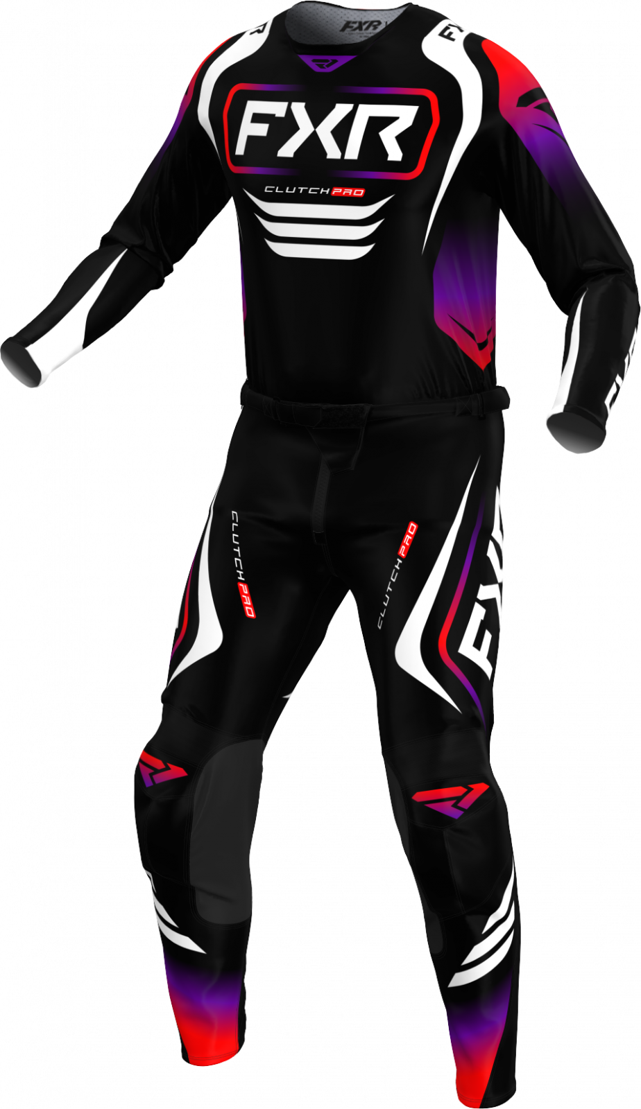 25 Clutch PRO - BLK RED PURP_front