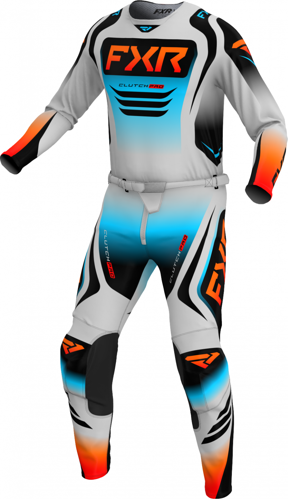 25 Clutch PRO - GREY SKY ORANGE_front