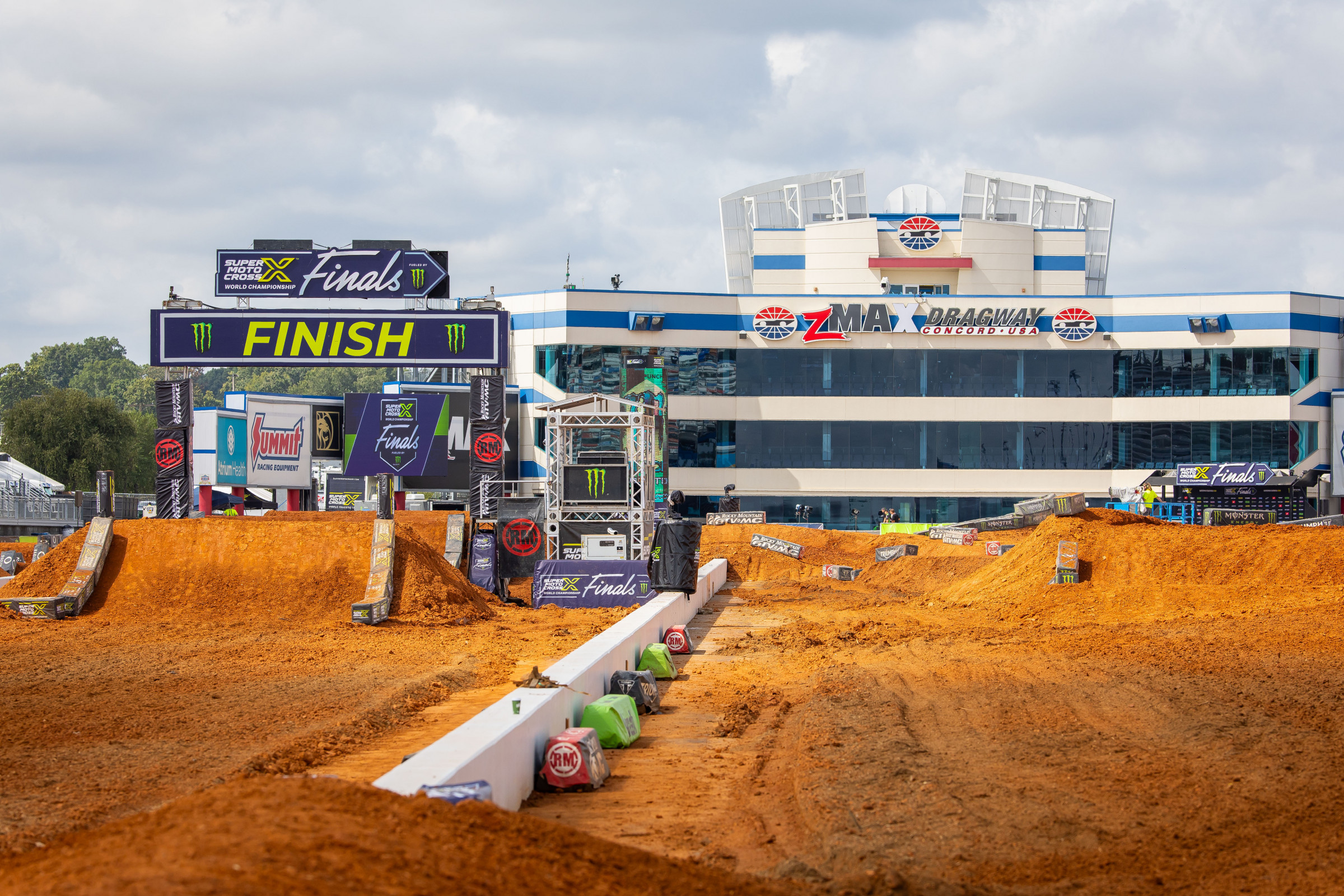 The track at zMAX Dragway.
