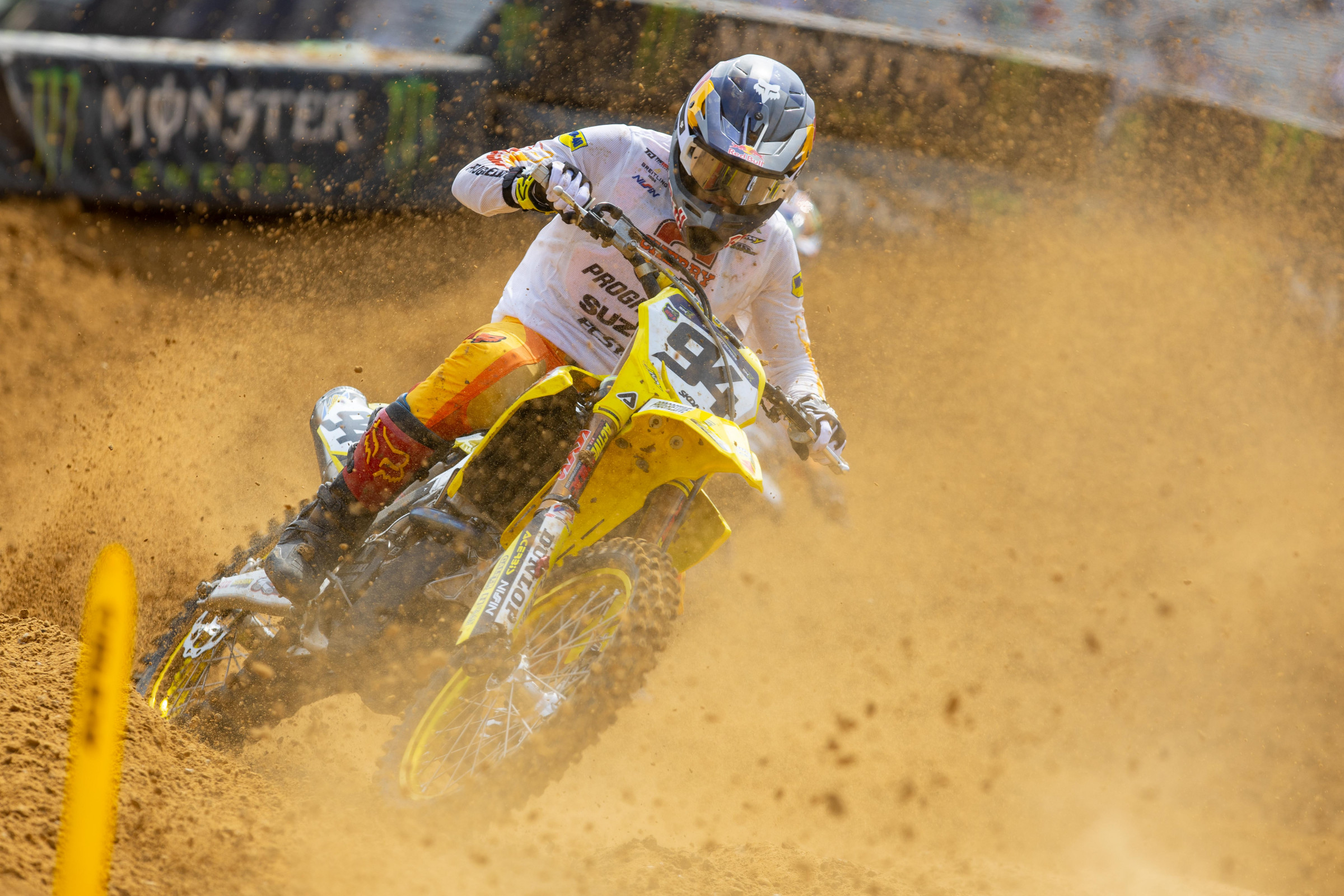 Ken Roczen was ripping in his Fox Racing x Cherry kit.