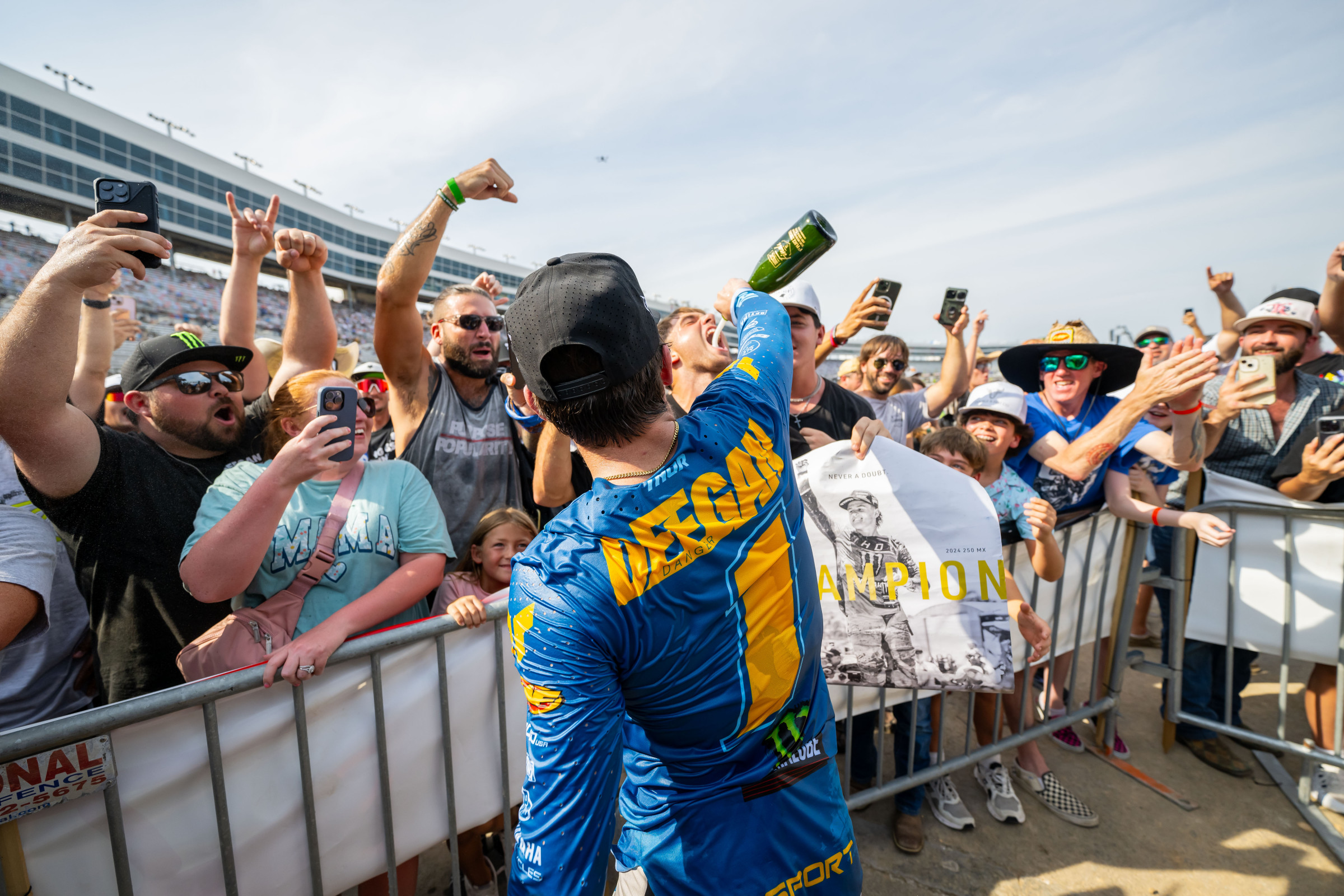 Haiden Deegan looks to clinch his second SMX title this Saturday.