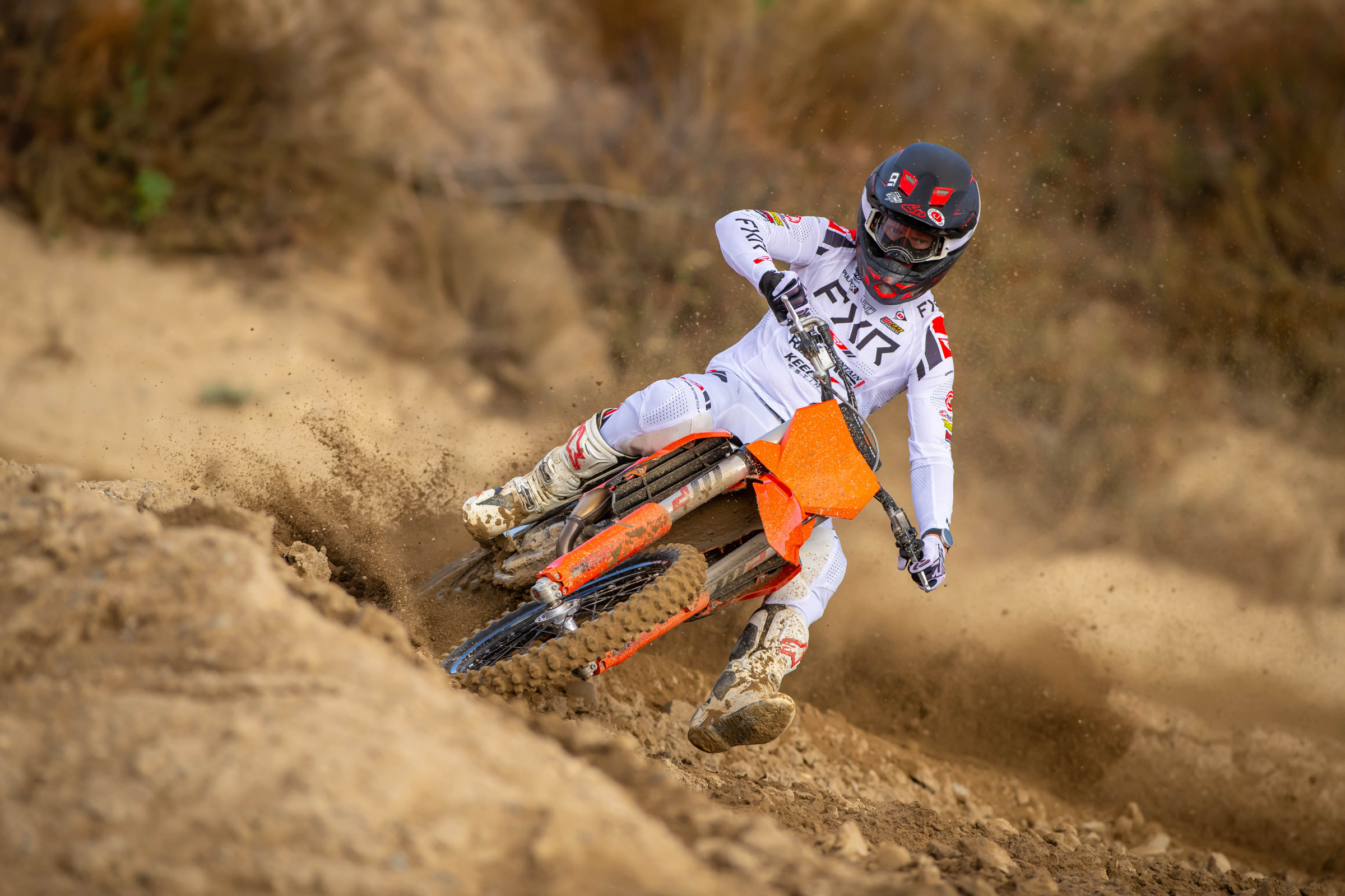 Keefer on the 2025 KTM 350 SX-F