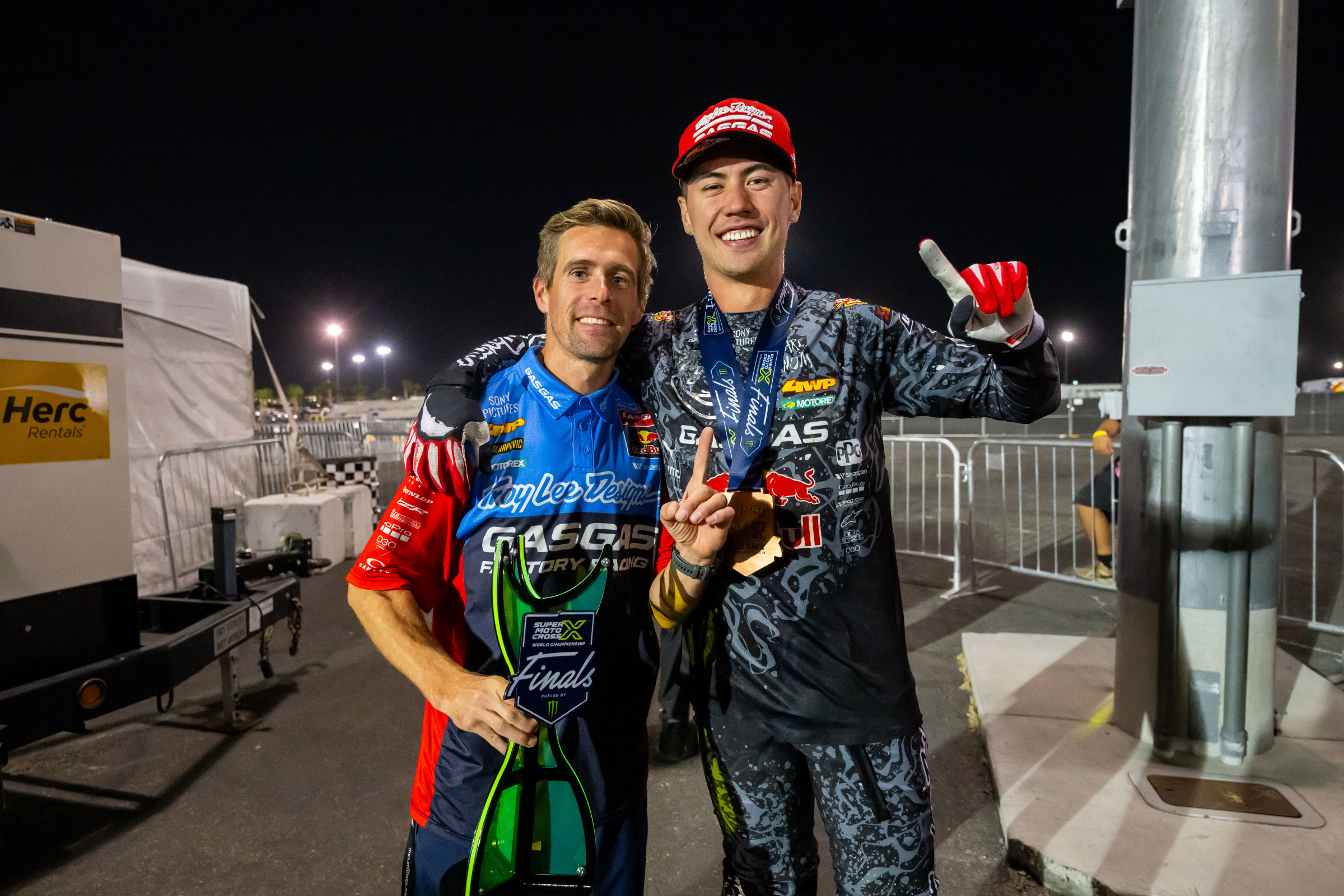 Wil Hahn with Pierce Brown.