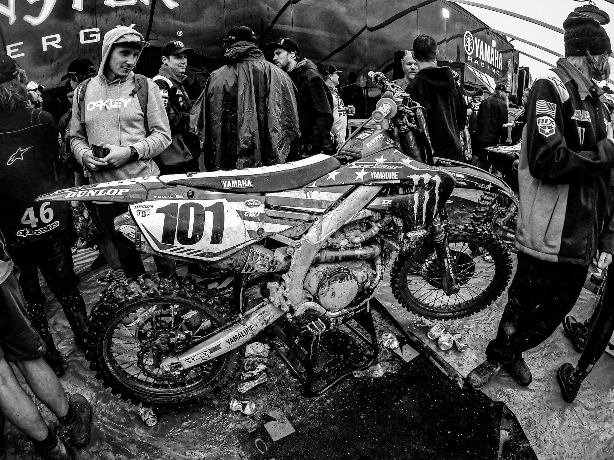 Eli Tomac's #101 Yamaha YZ450F.