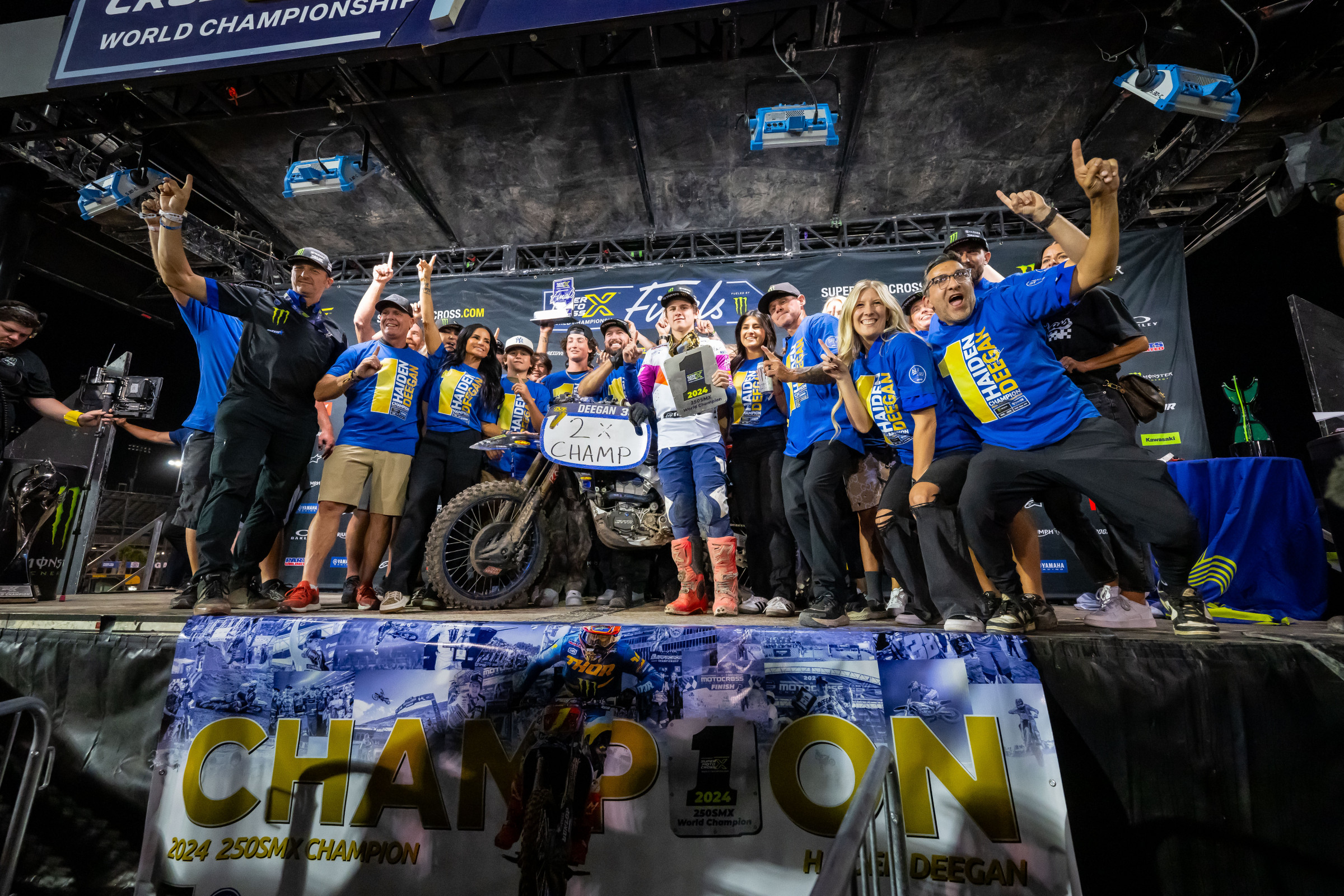 Deegan is currently recovering after having minor surgery to remove hardware from his wrist.