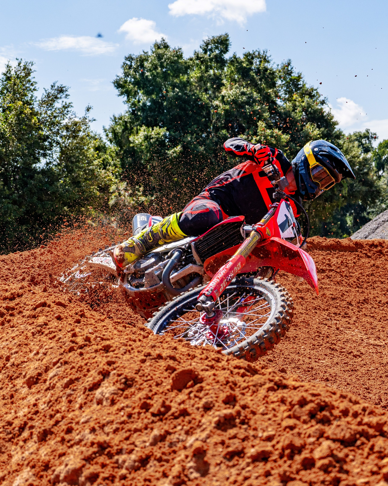 Joey Savatgy aboard his new Firepower Honda CRF450R.