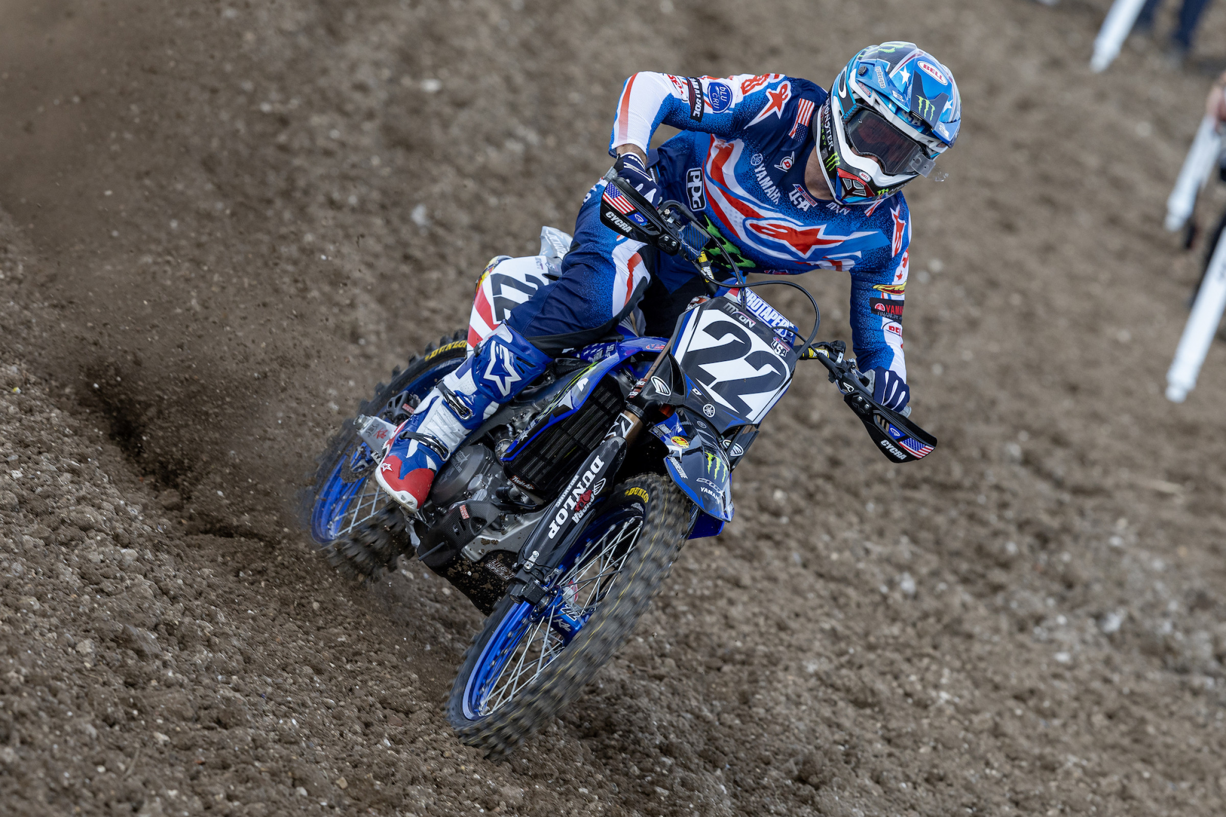 Eli Tomac caught fire midway through the MXGP moto and started catching Herlings, who was catching Ken Roczen. It was set to be a classic battle between three titans, but then Eli's lap times slowed. He ended up staying in seventh place.