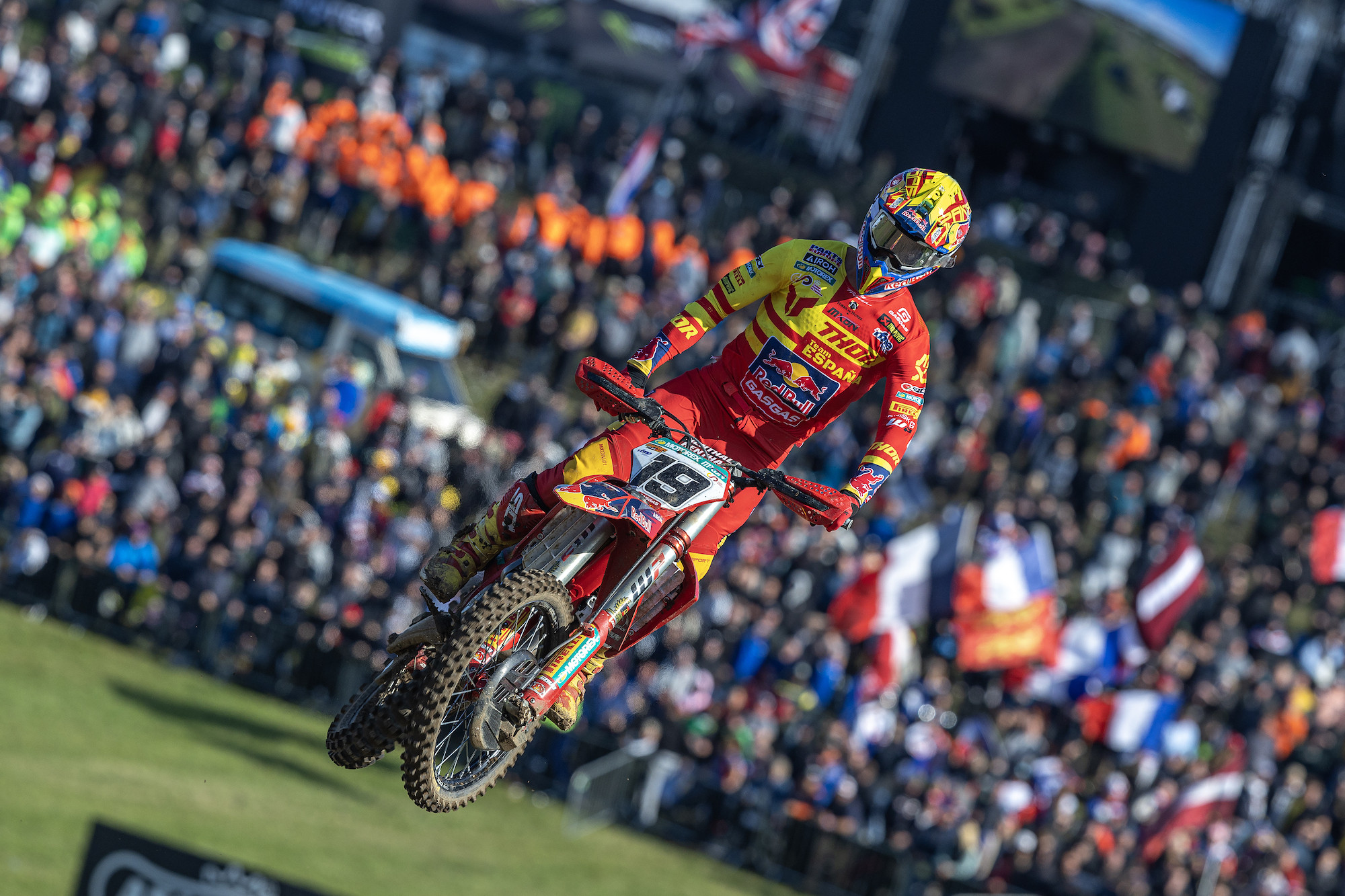 Jorge Prado controlled the MXGP race from start to finish.