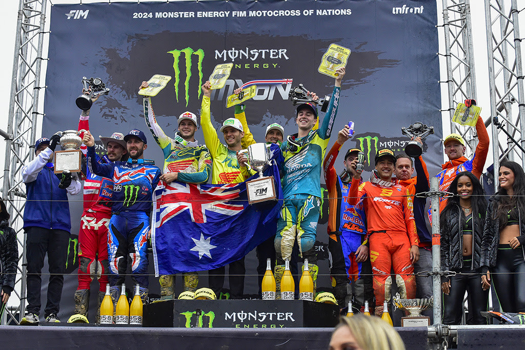 Monster Energy FIM Motocross of Nations Podium