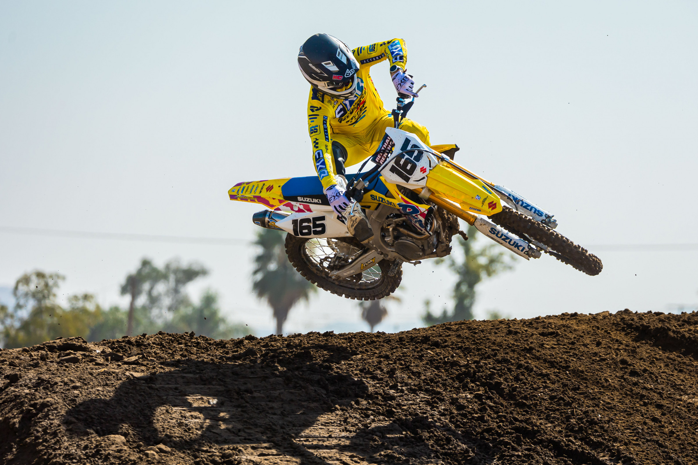 Kris Keefer on the 2025 Suzuki RM-Z450.