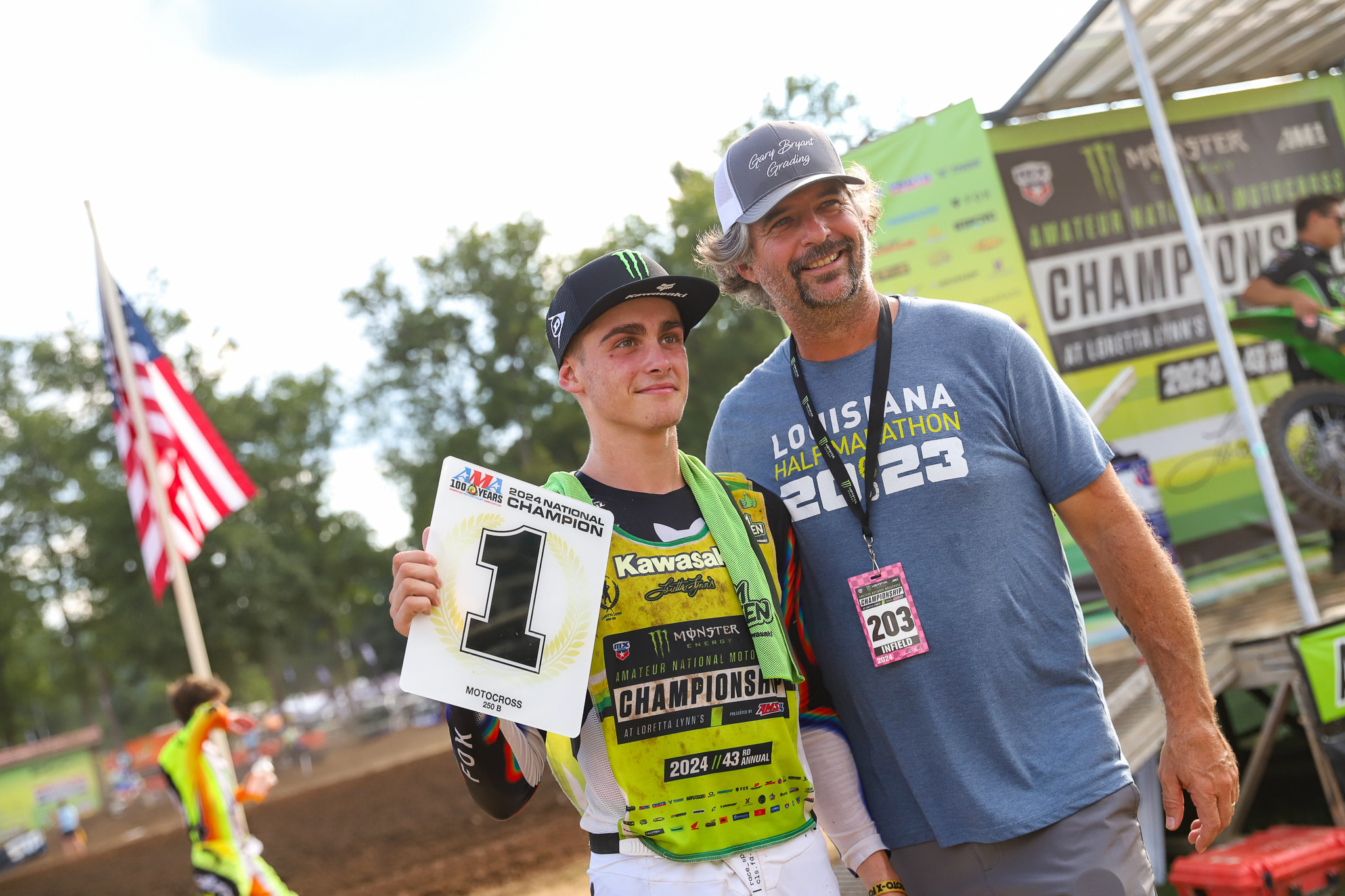 Caden Dudney and Kevin Windham