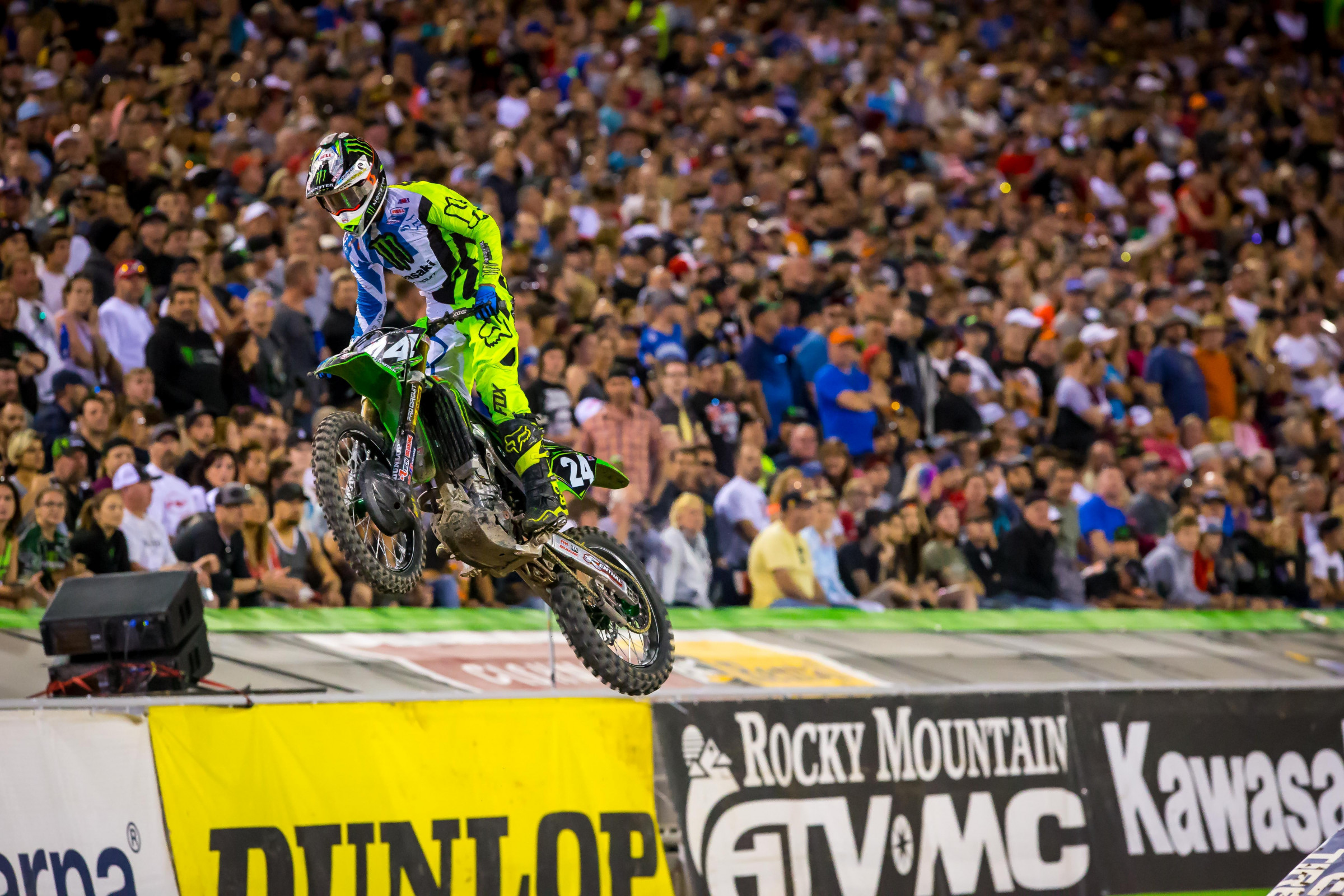 Forkner at the 2017 Las Vegas Supercross.