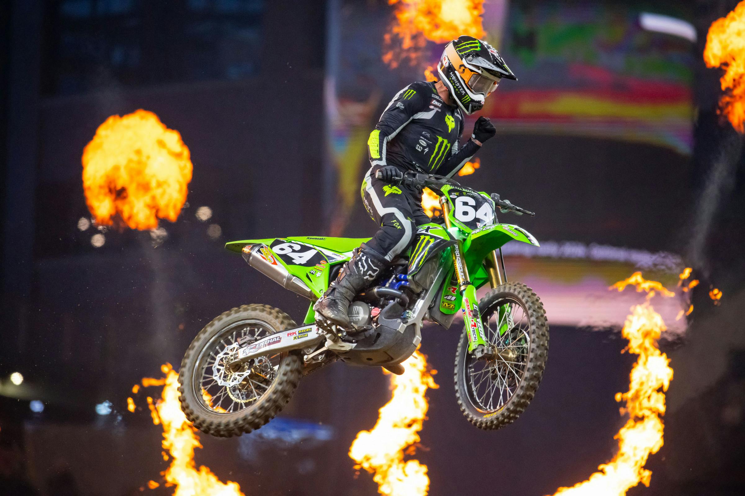 How Many Wins Did Austin Forkner Earn with Monster Energy/Pro Circuit Kawasaki?