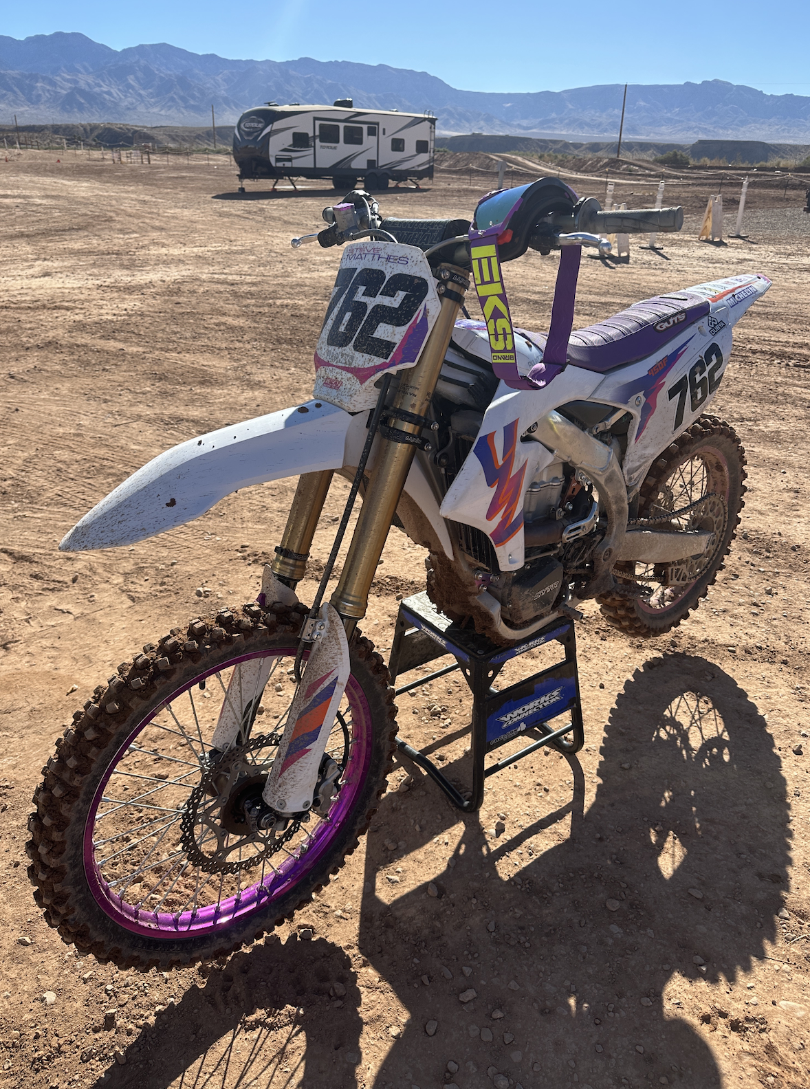 Steve Matthes' Factory PulpMX Yamaha YZ450F race machine.