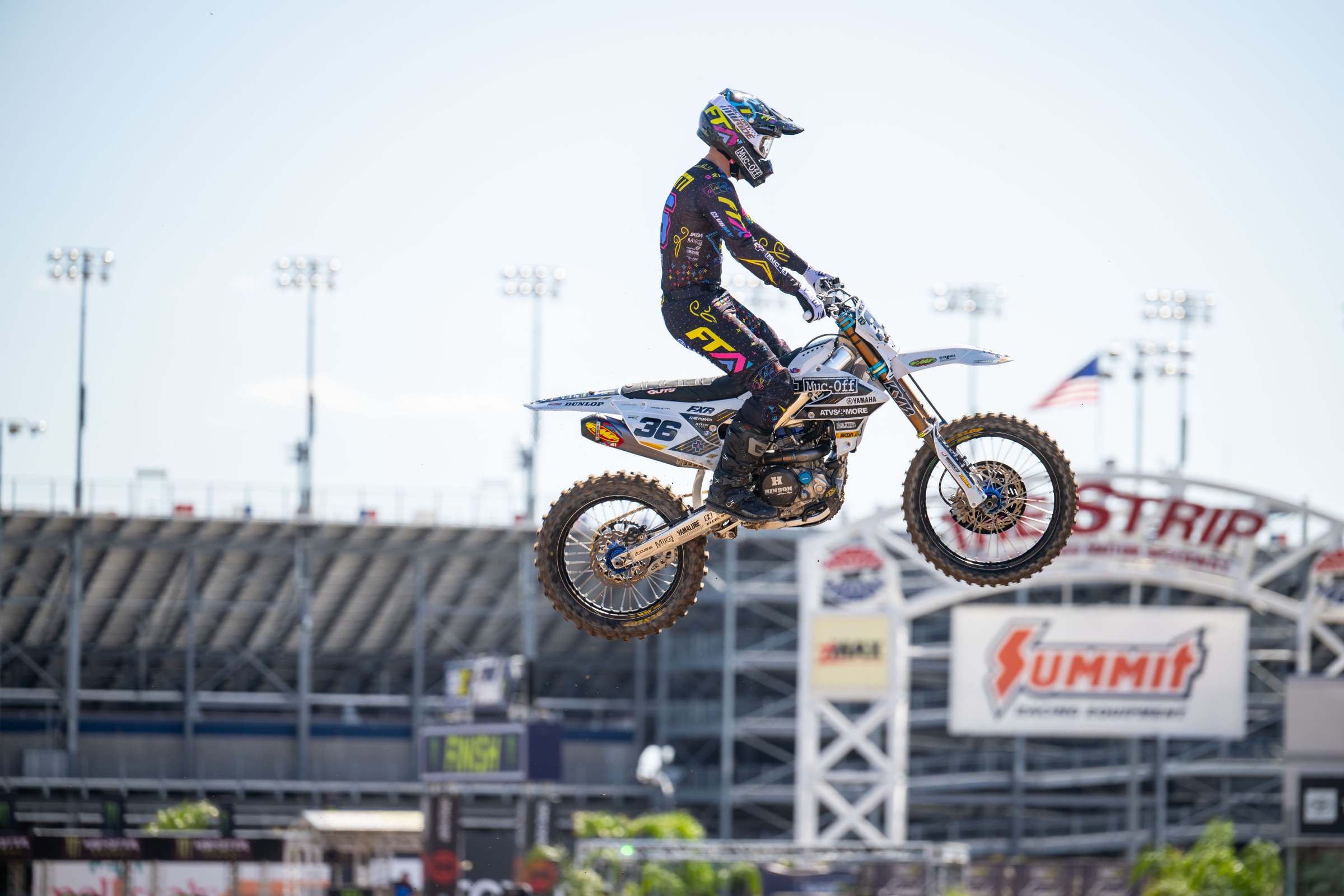 Nicoletti casually floating through the air as he ponders his Halloween costume options for 2024.