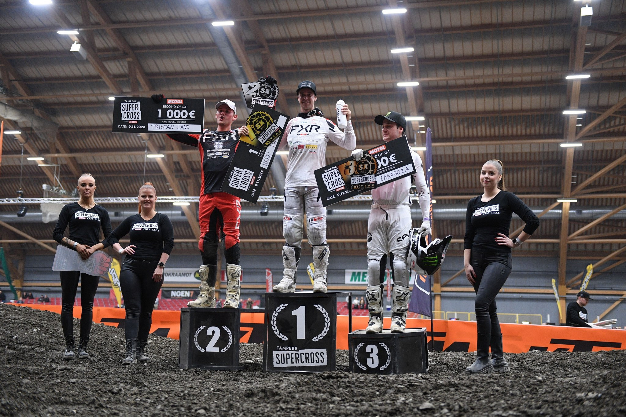 SX1 overall podium.