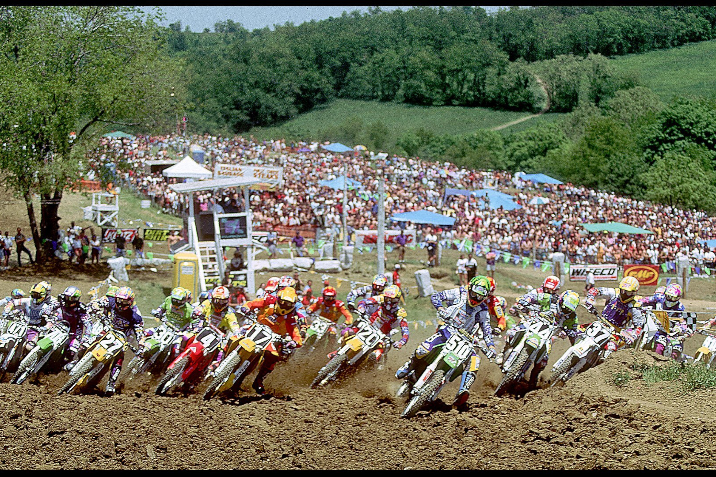 Watch: 1994 High Point National Full 125 Moto 1