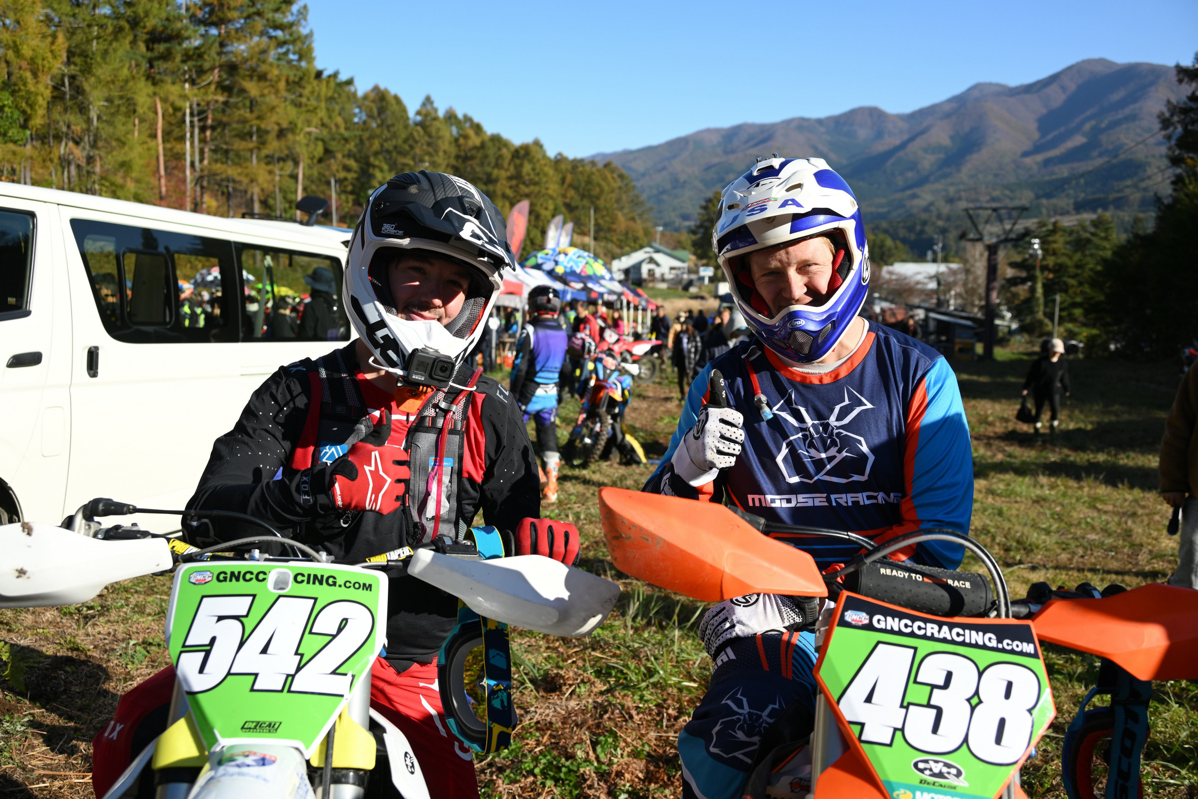 GNCC Trail Captain Colby Stiles and Race Operations Manager Jared Bolton
