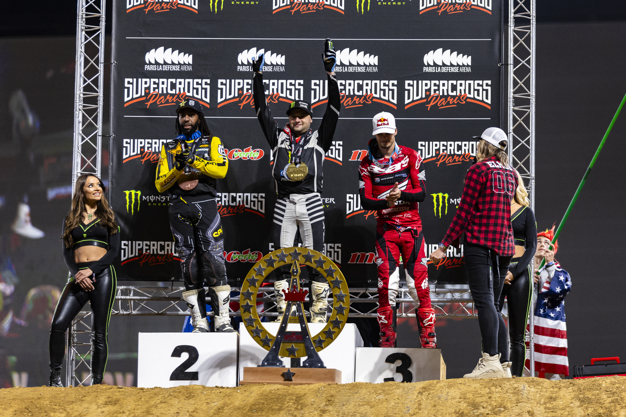 King of Paris Overall podium.