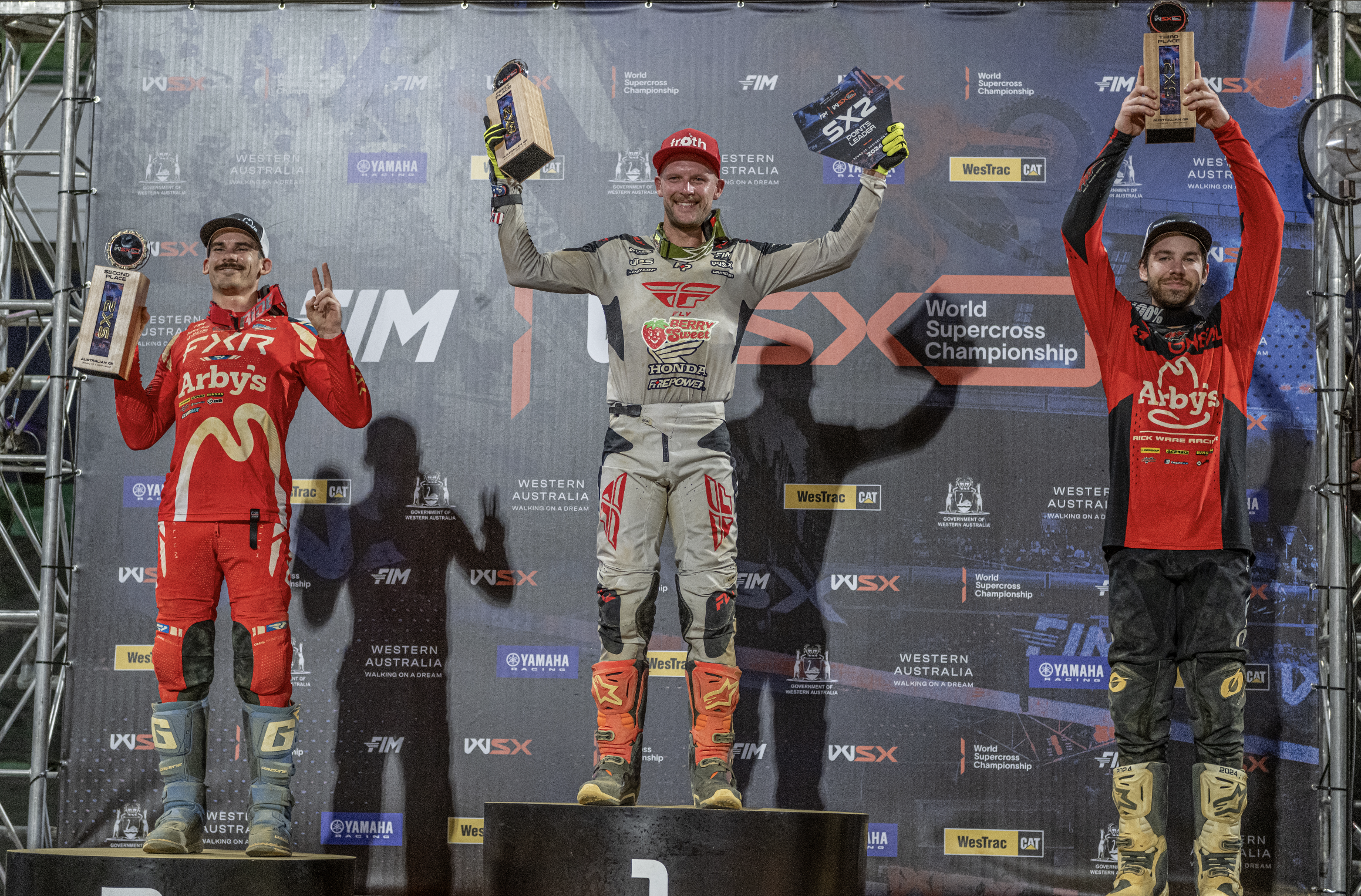 SX2 overall podium.