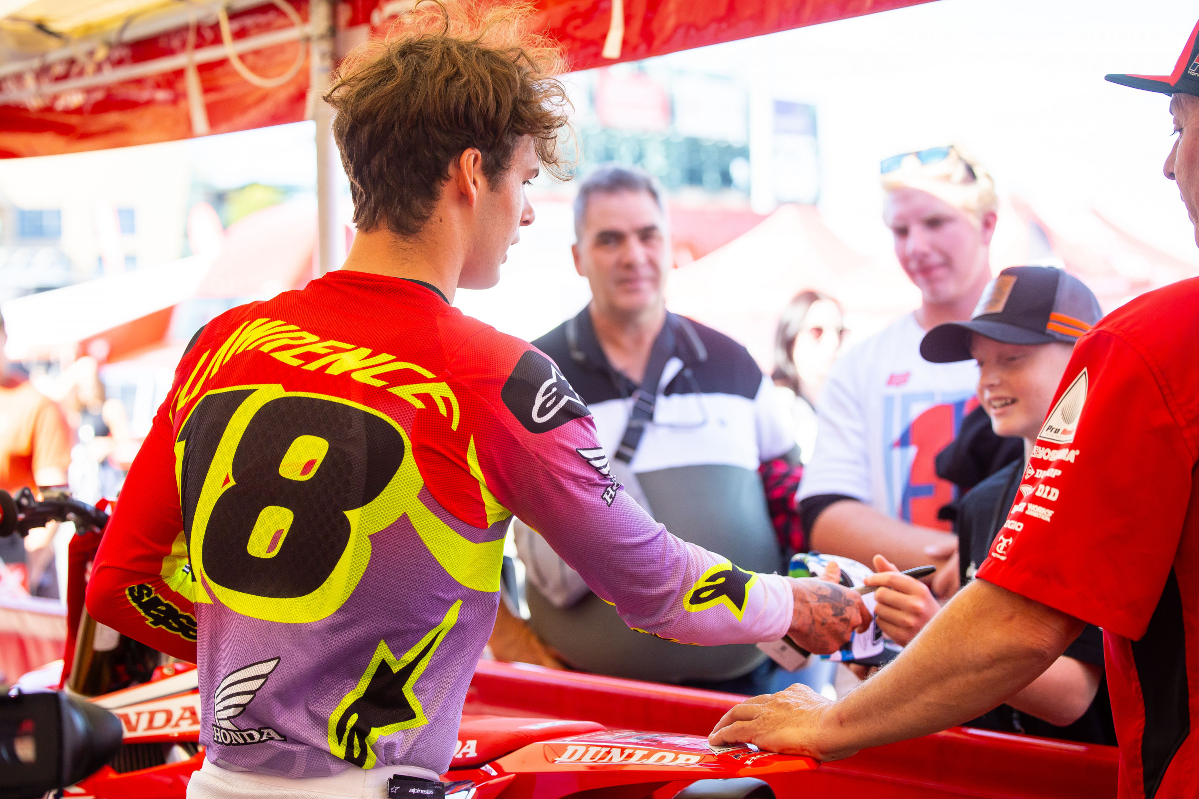 Face-to-face interactions haven't been a problem for the Lawrences. But Jett has taken note of his social media feedback.