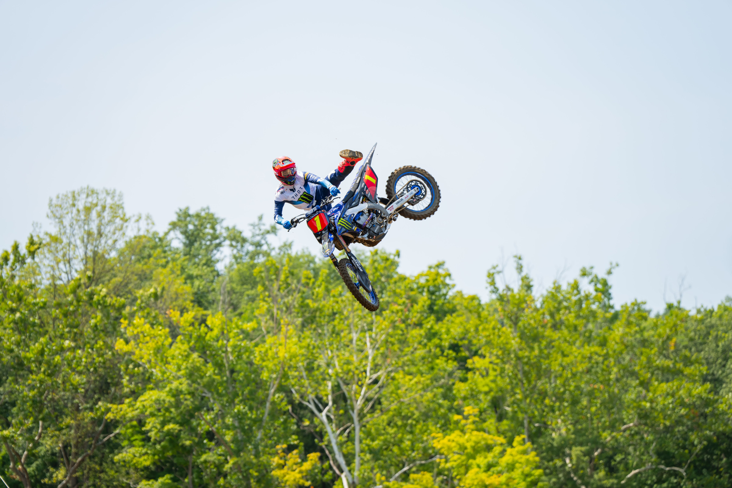 After wrapping up the Pro Motocross Championship one race early, Haiden Deegan ran the number 1 at Ironman.