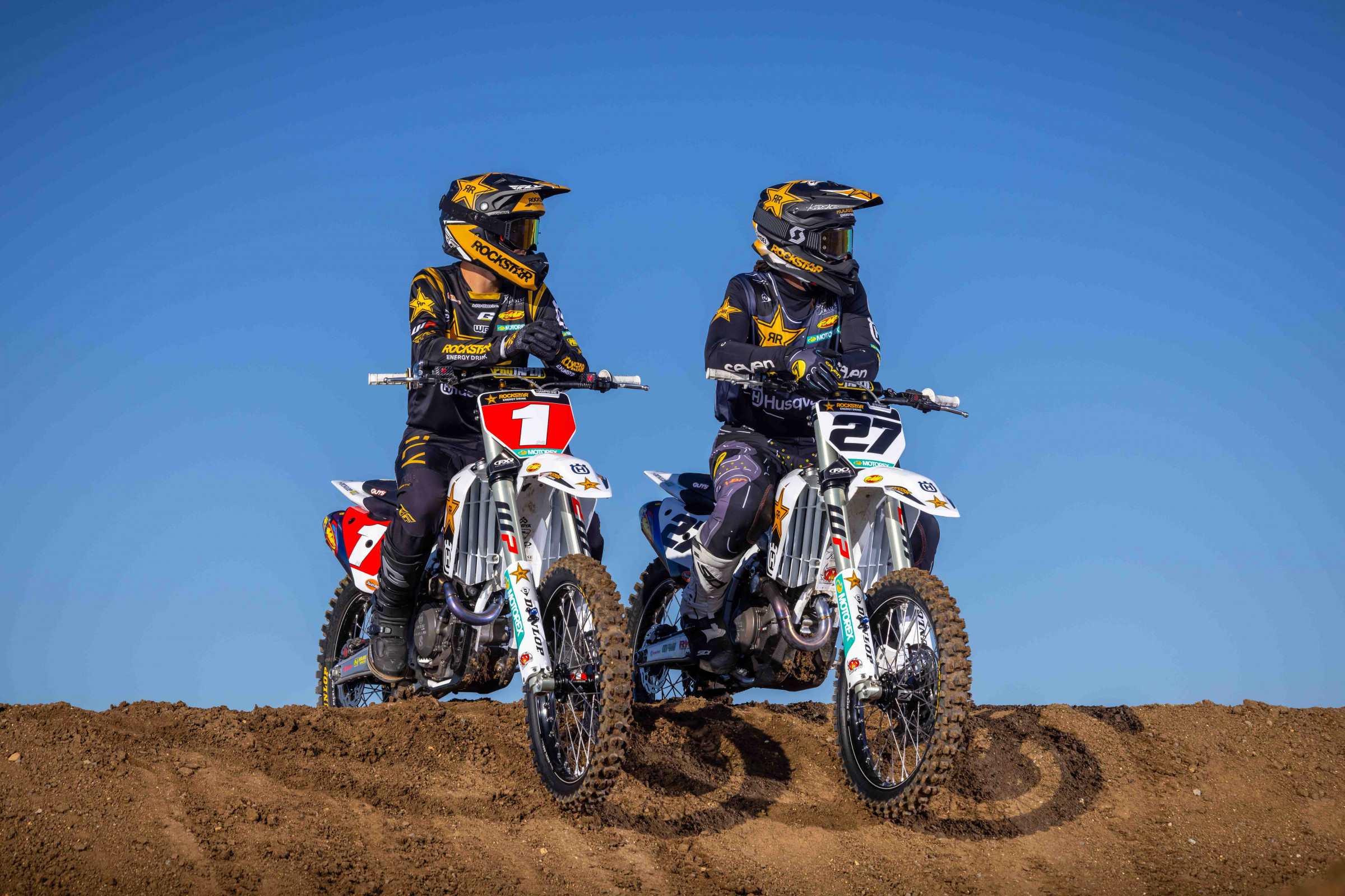 Watch: Rockstar Energy Husqvarna Factory Racing Set with Stewart and Hampshire as Two-Rider 2025 SMX Team
