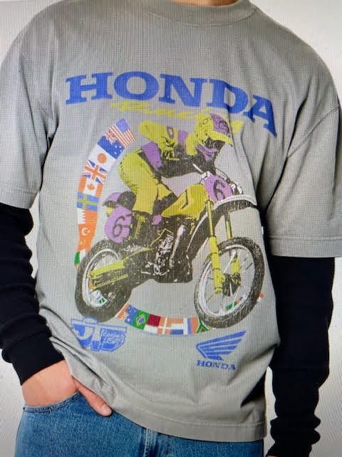 Broc on a Honda...wait no that's what it says but it sure looks like his usual Yamaha!