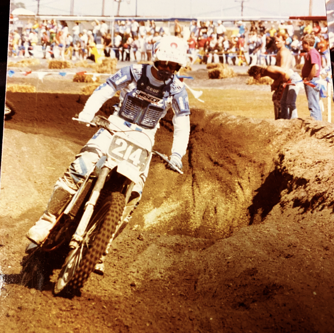 Davey Coombs at the 1985 Daytona Supercross.