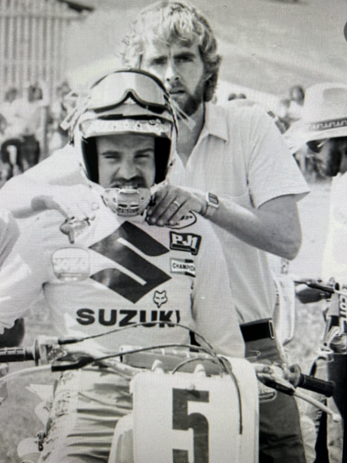 Jeff Clark with Mark Barnett.