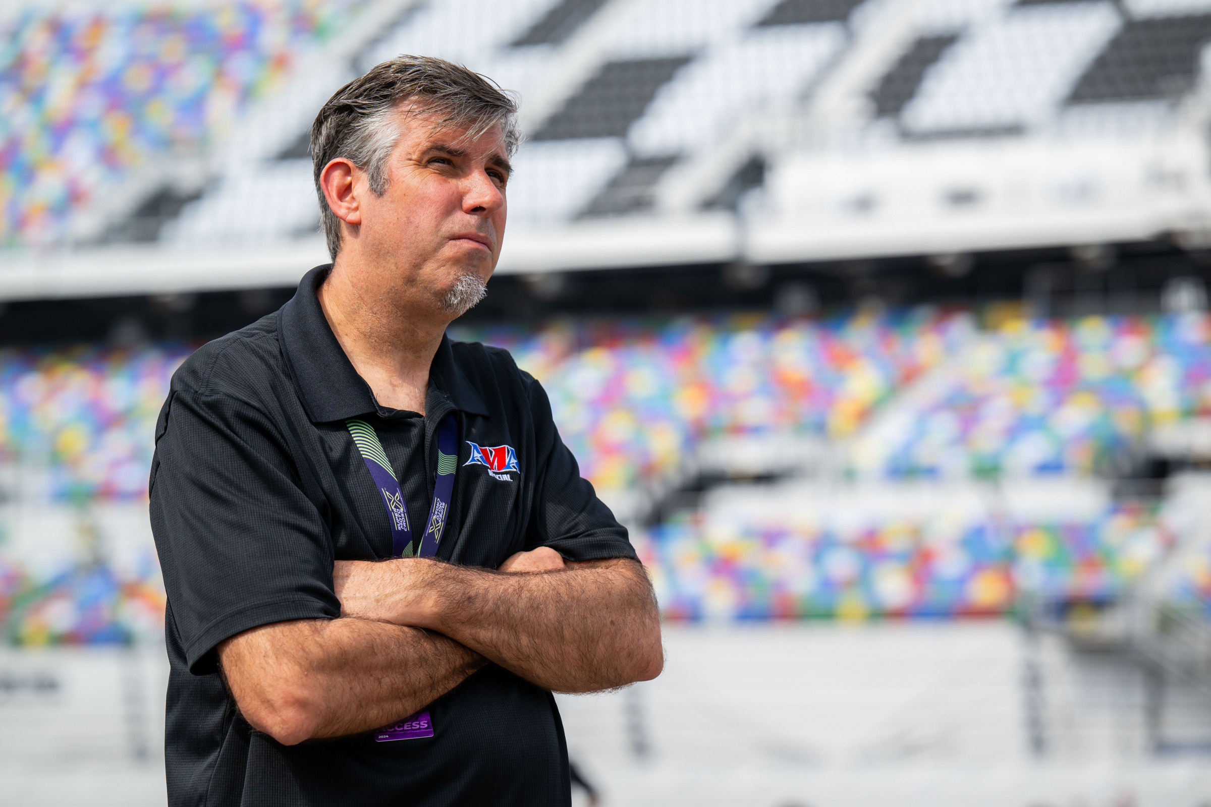 Jeremy Albrecht at the 2024 Daytona Supercross.