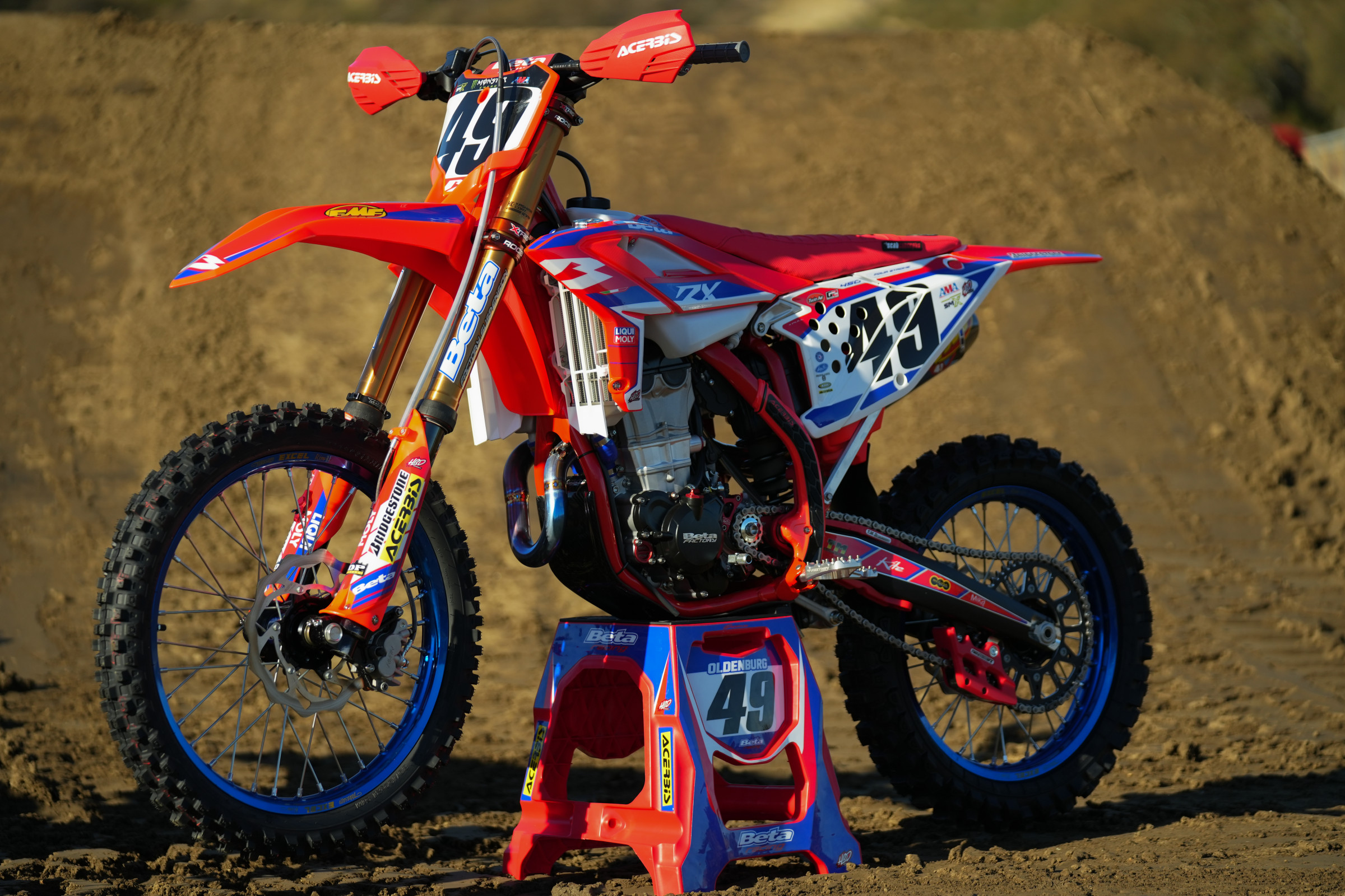 #49 Mitchell Oldenburg's Beta 450 RX