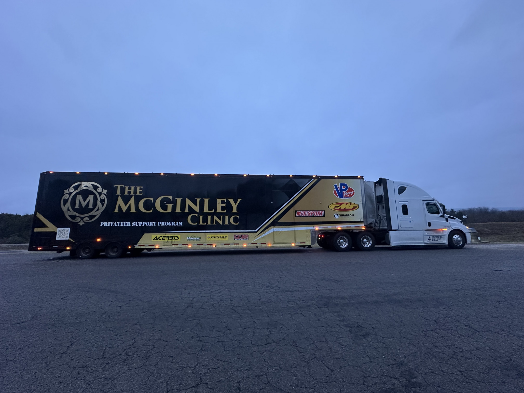 The new McGinley Clinic Privateer Support Truck.