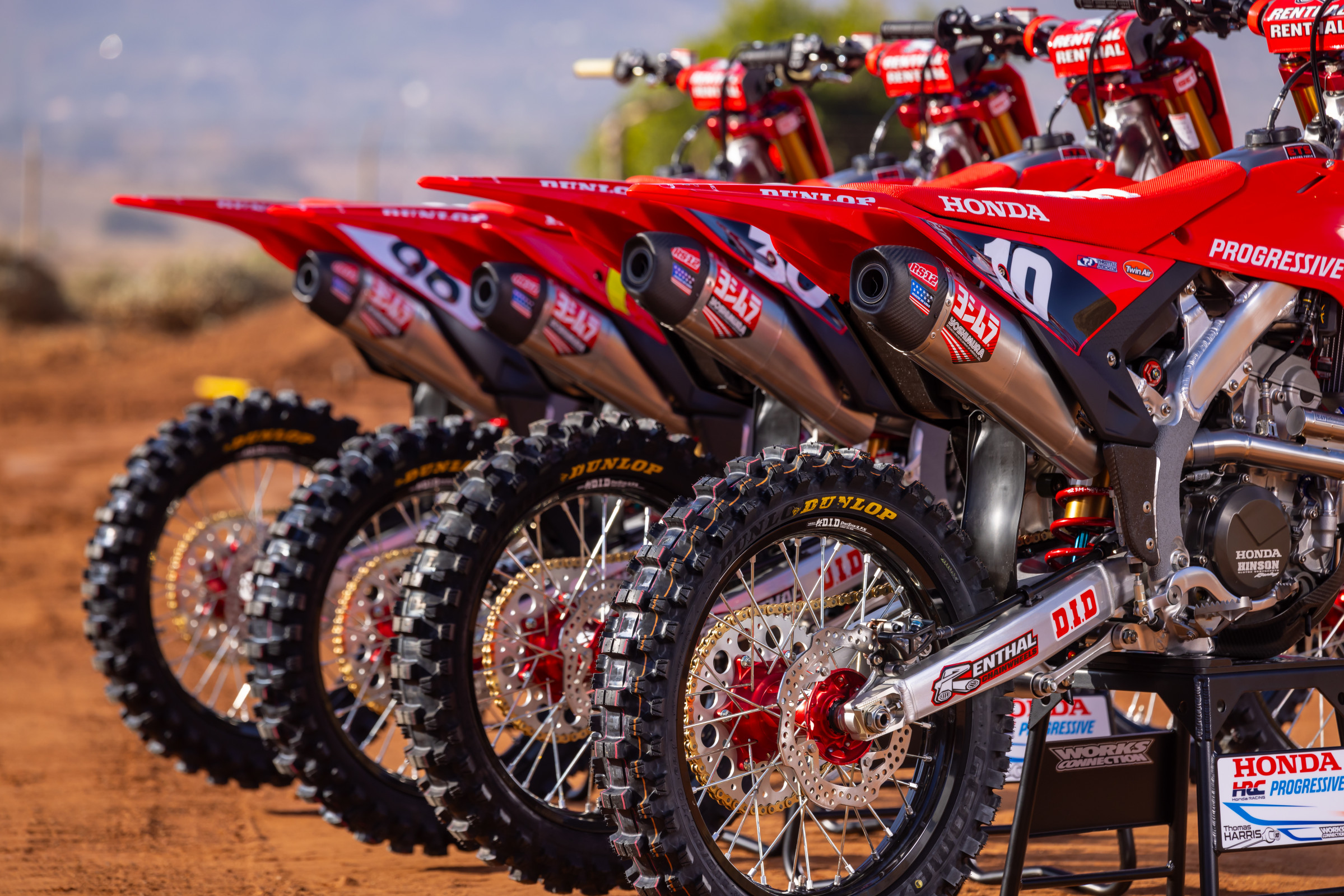 2025 Honda HRC Progressive lineup.